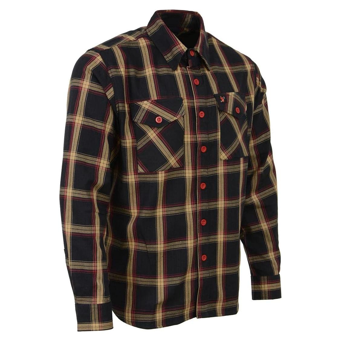 Camisa de Franela a Cuadros Milwaukee Leather 4X Grande