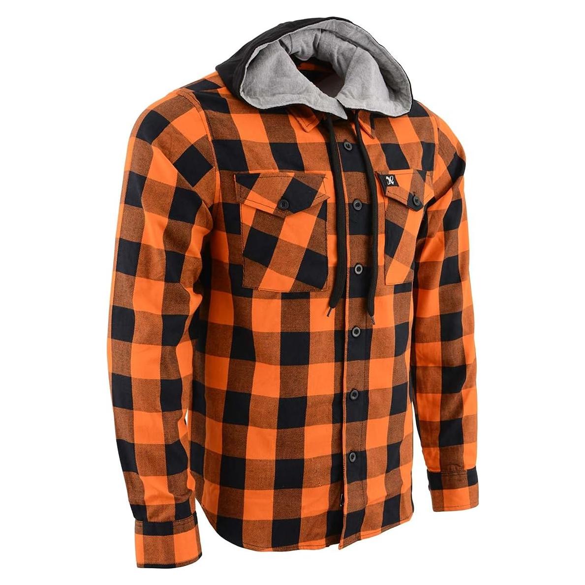 Camisa de Cuadros de Algodón Milwaukee Leather Manga Larga