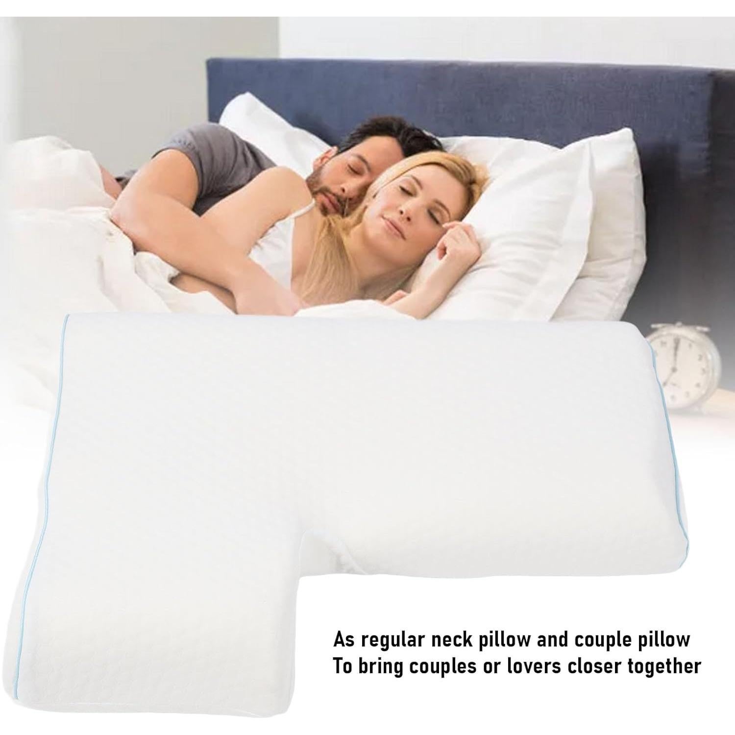 Almohada de Abrazo Ejoyous para Parejas Espuma Viscoelástica