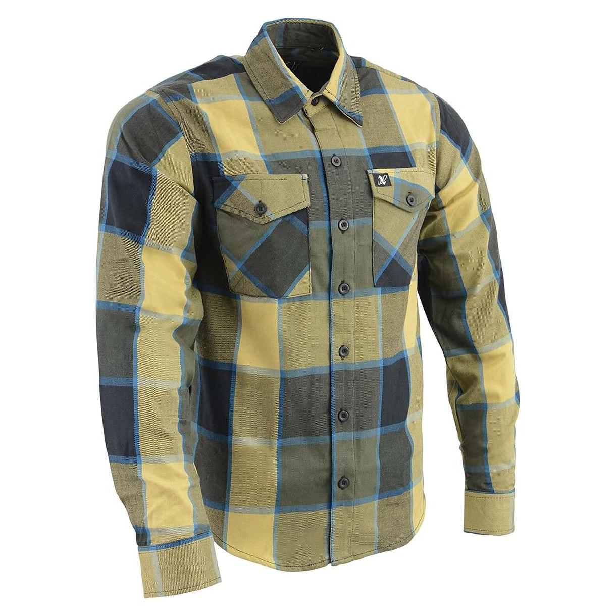 Camisa de Cuadros de Algodón Milwaukee Leather 4X Grande