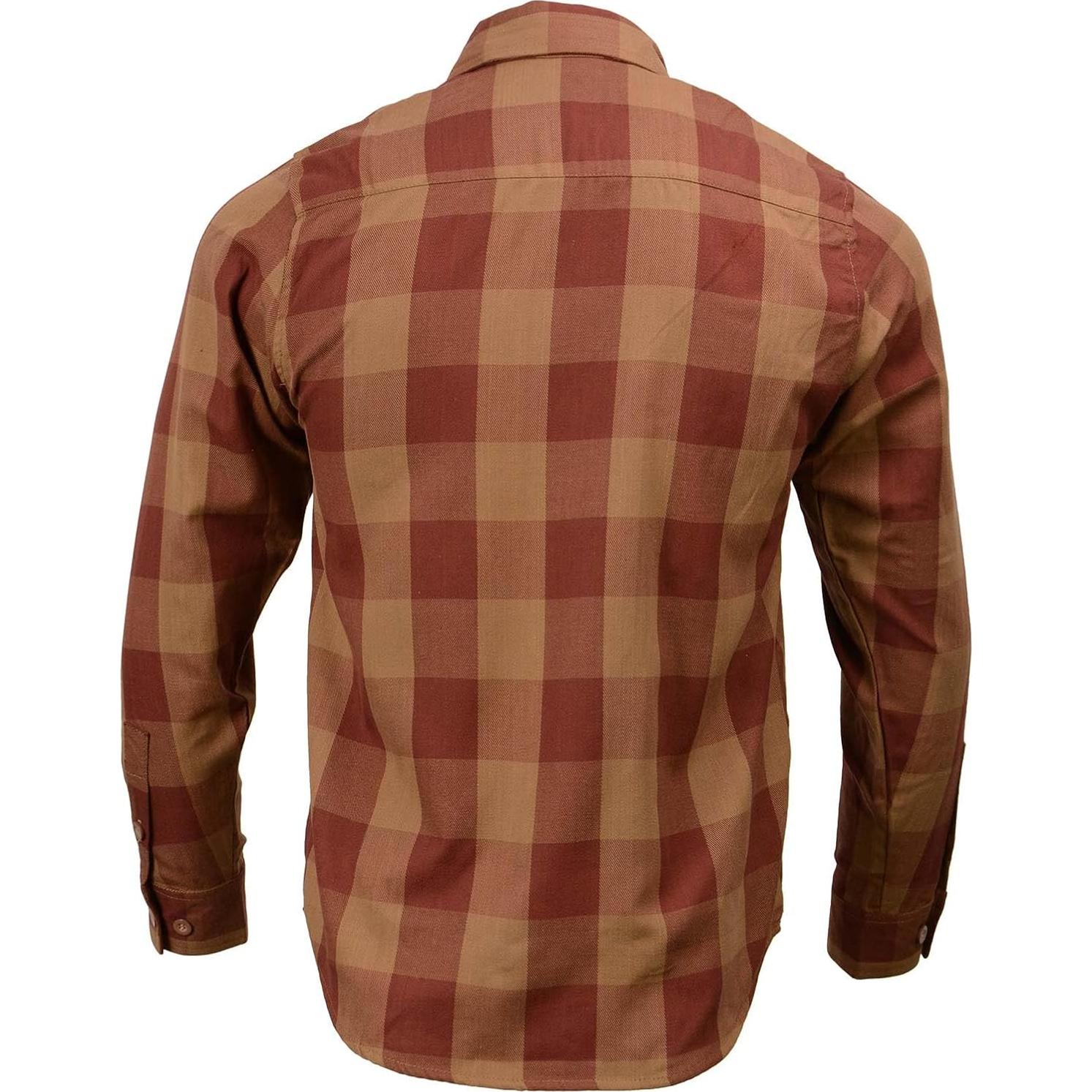 Camisa de Franela a Cuadros Hombre Milwaukee Leather 5X Grande