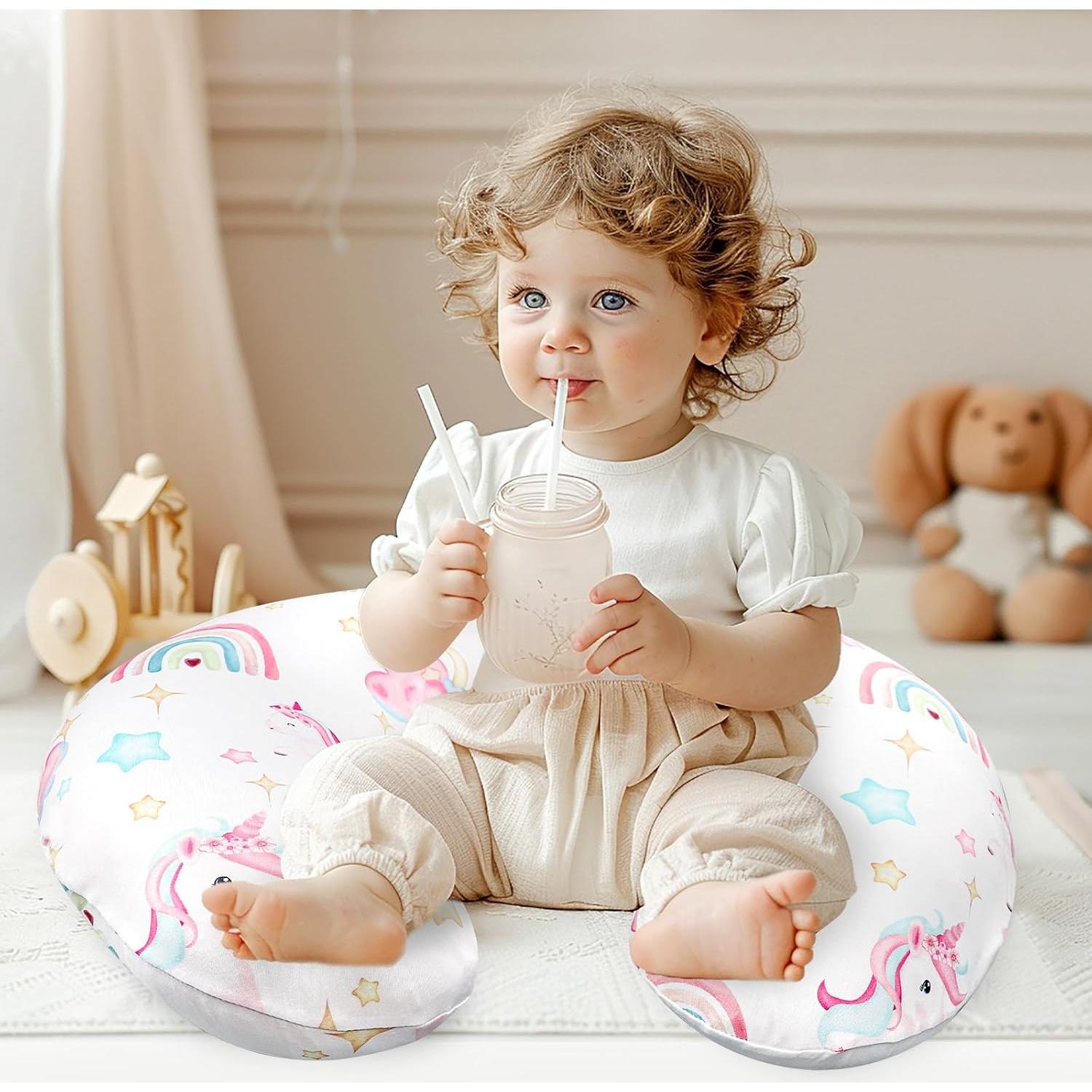 Funda de Almohada de Lactancia Pea Pod Unicornio Suave 1 Unidad