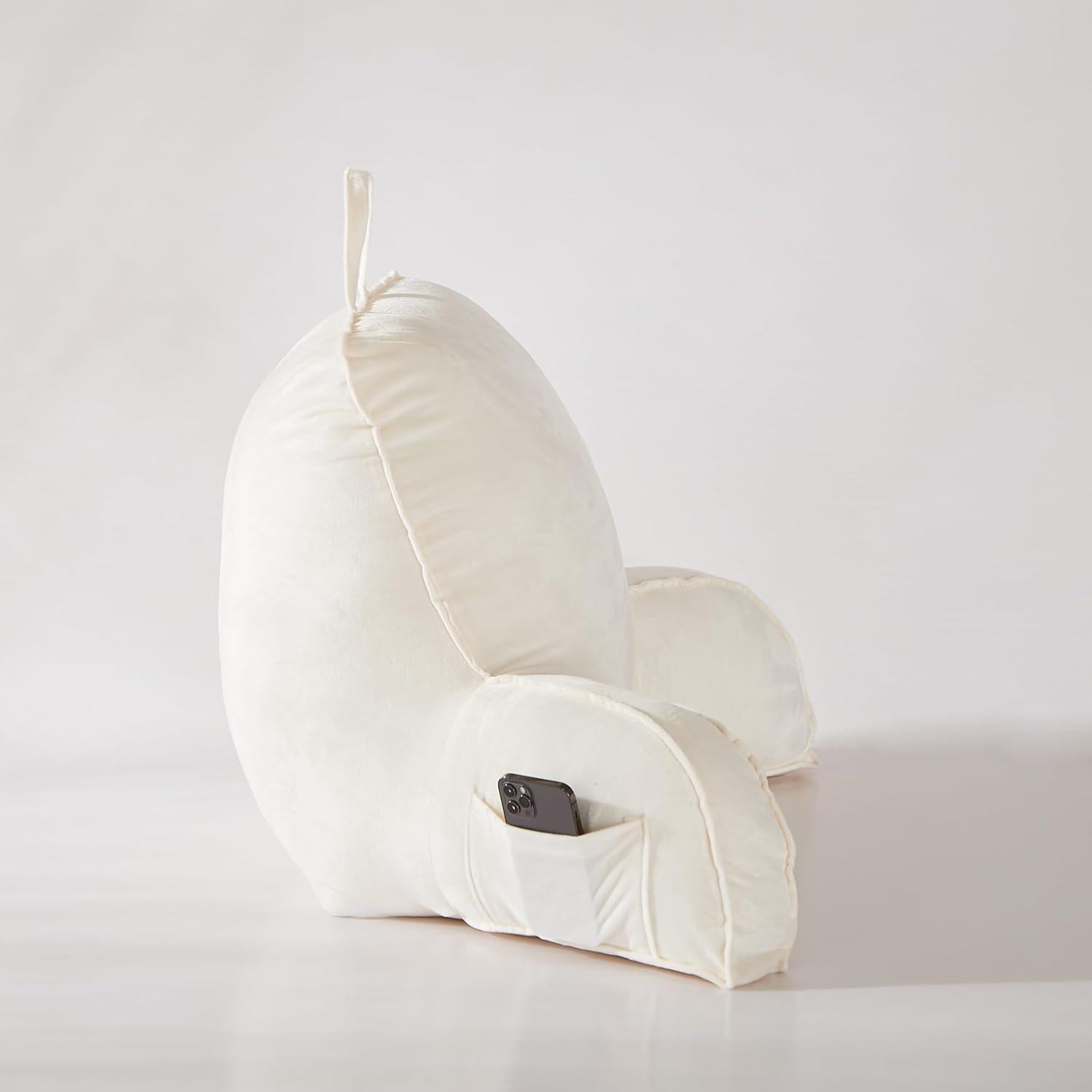 Almohada de Lectura StarAneer Beige L - Soporte Espalda Cama