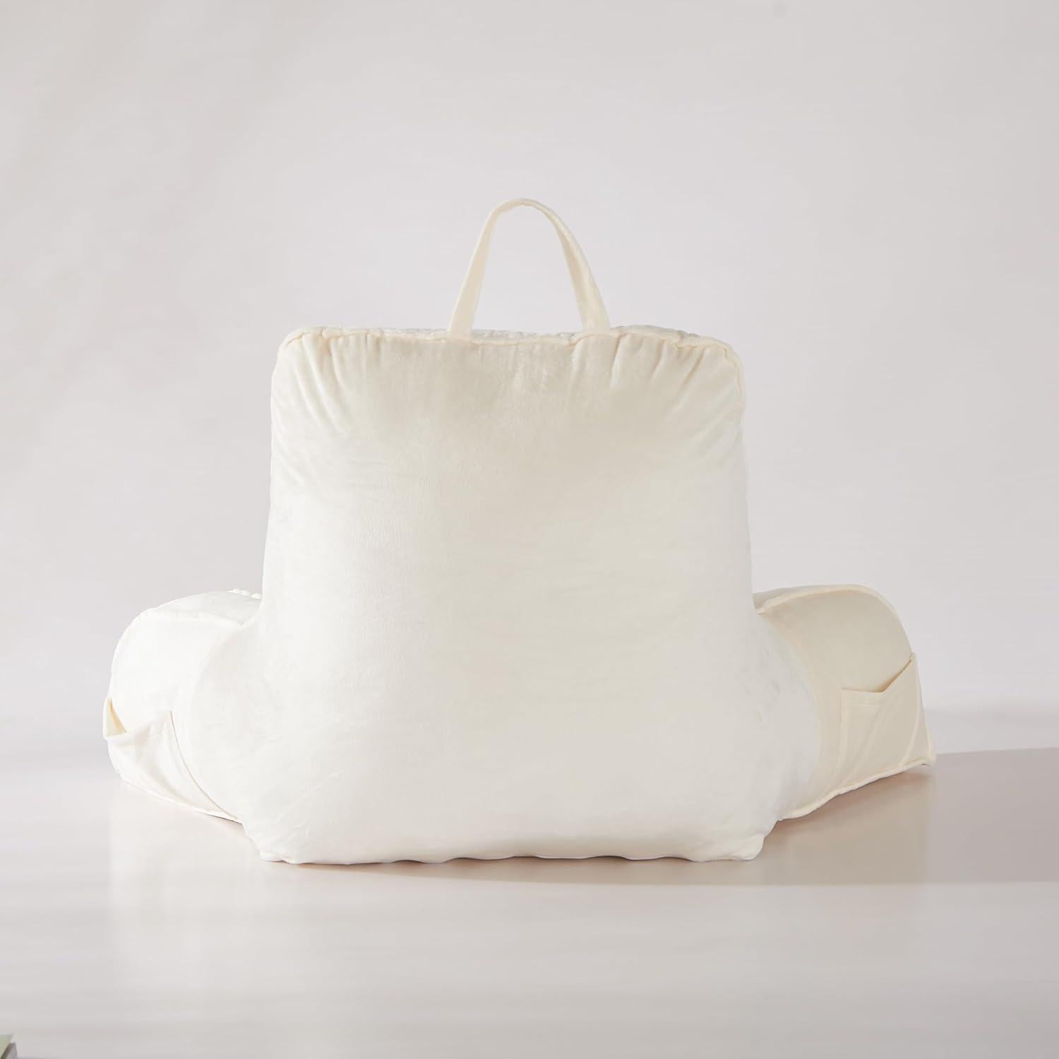 Almohada de Lectura StarAneer Beige L - Soporte Espalda Cama