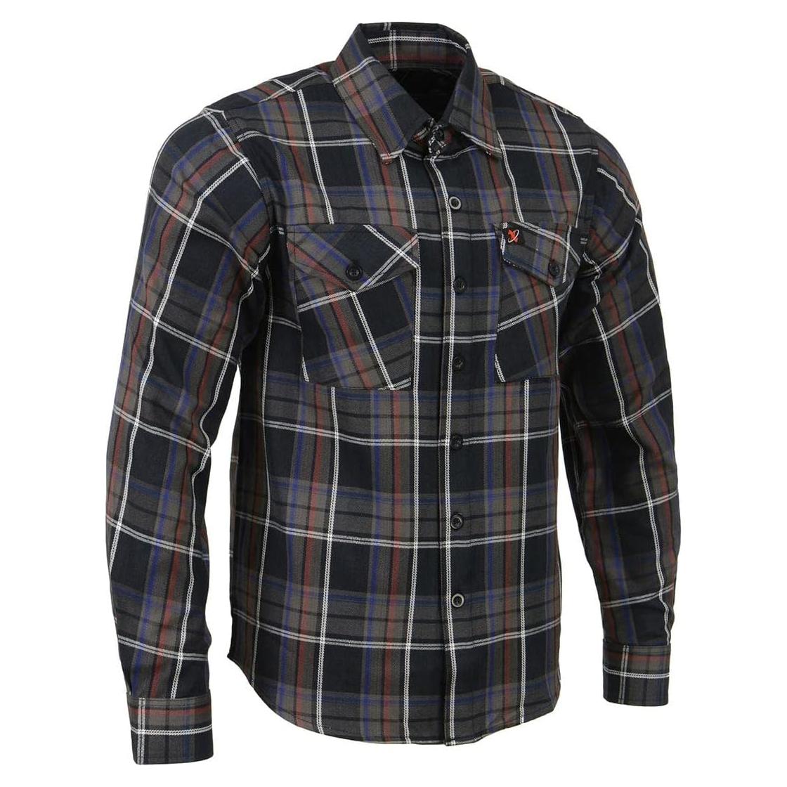 Camisa de Franela a Cuadros Hombre Milwaukee Leather XL