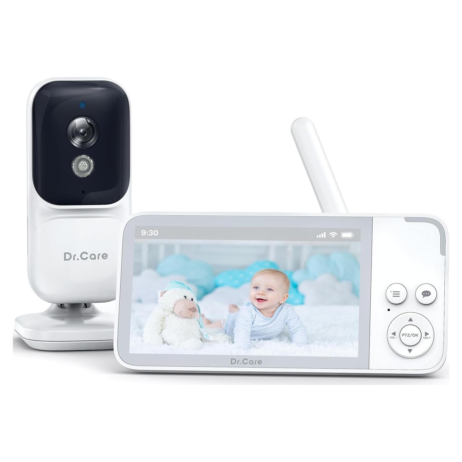 Monitor de Bebé Dr.Care NeoView 3.5" HD con Audio y Grabación