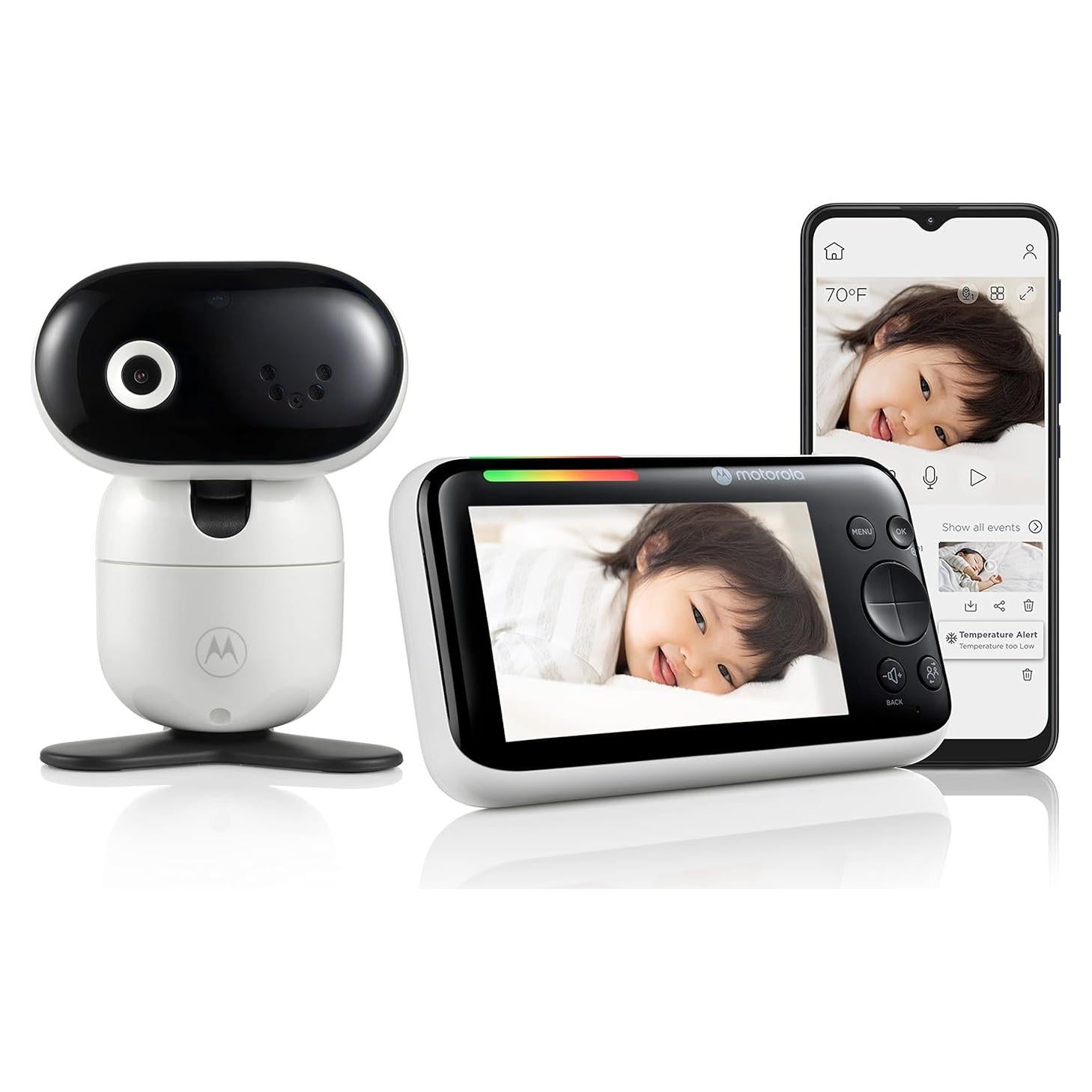 Cámara Monitor de Bebé Motorola PIP1610 HD 1080p WiFi