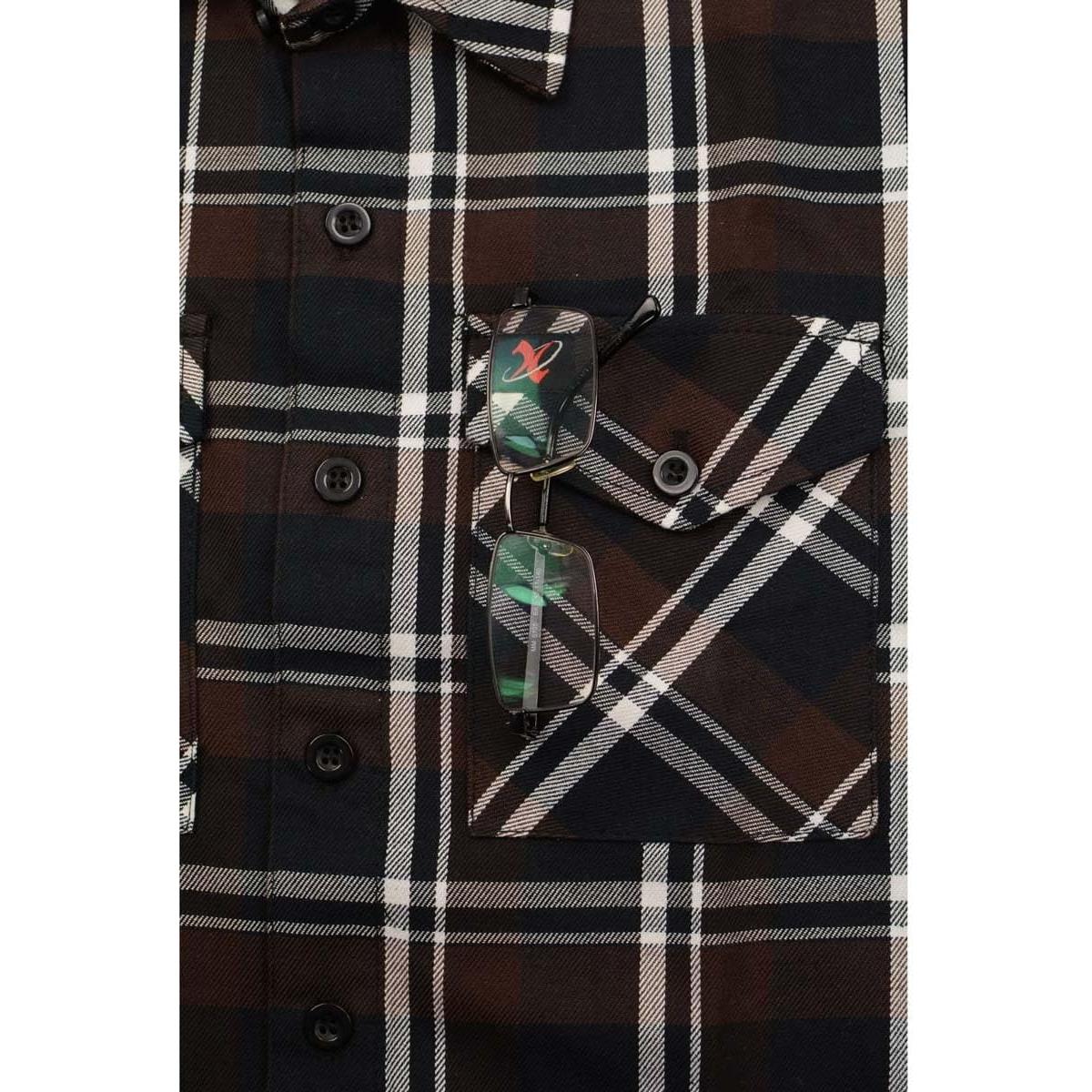 Camisa de Cuadros de Algodón Milwaukee Leather XL