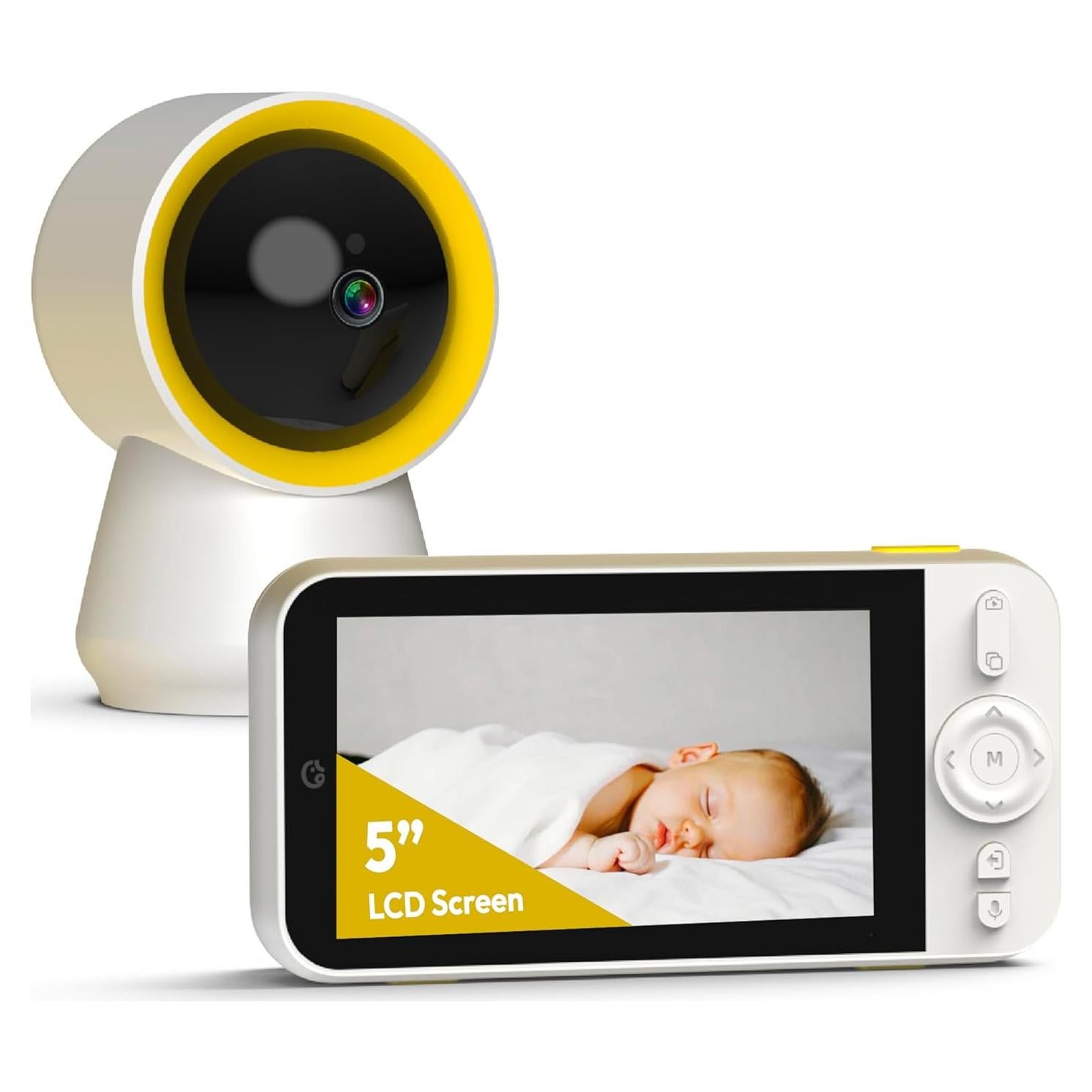 Monitor de Bebé Ellie LT-BM08, Pantalla IPS 5", HD 1080P