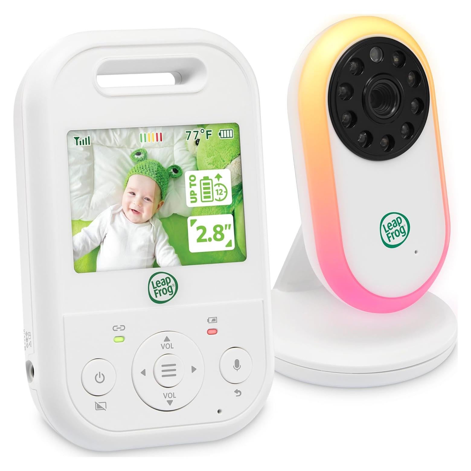 Monitor de Bebés LeapFrog LF2423, Video 2.8" LCD, Audio Bidireccional, Alcance 304.8m