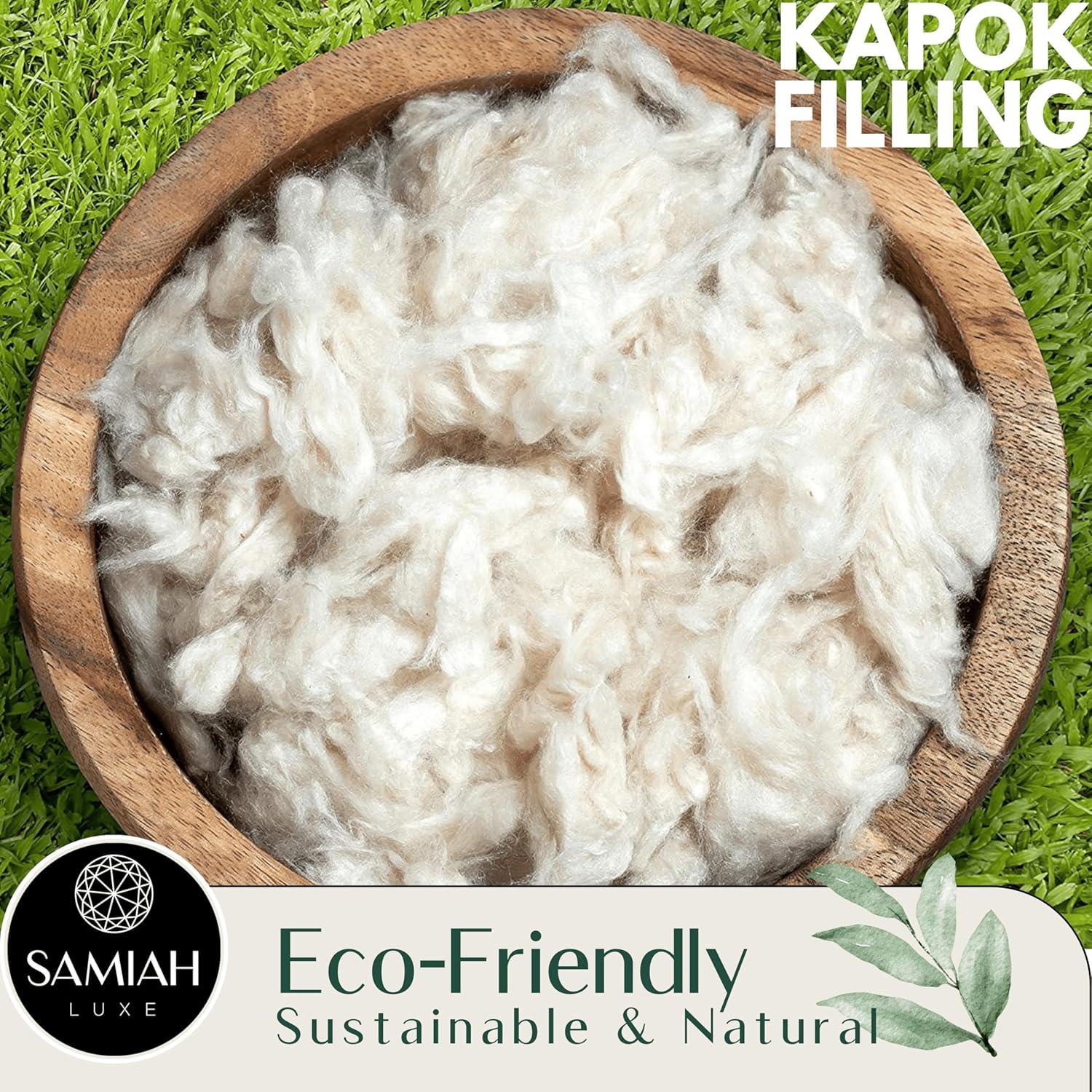 Almohada Nudo Redonda SAMIAH LUXE 30 cm Boucle de Teddy Crema