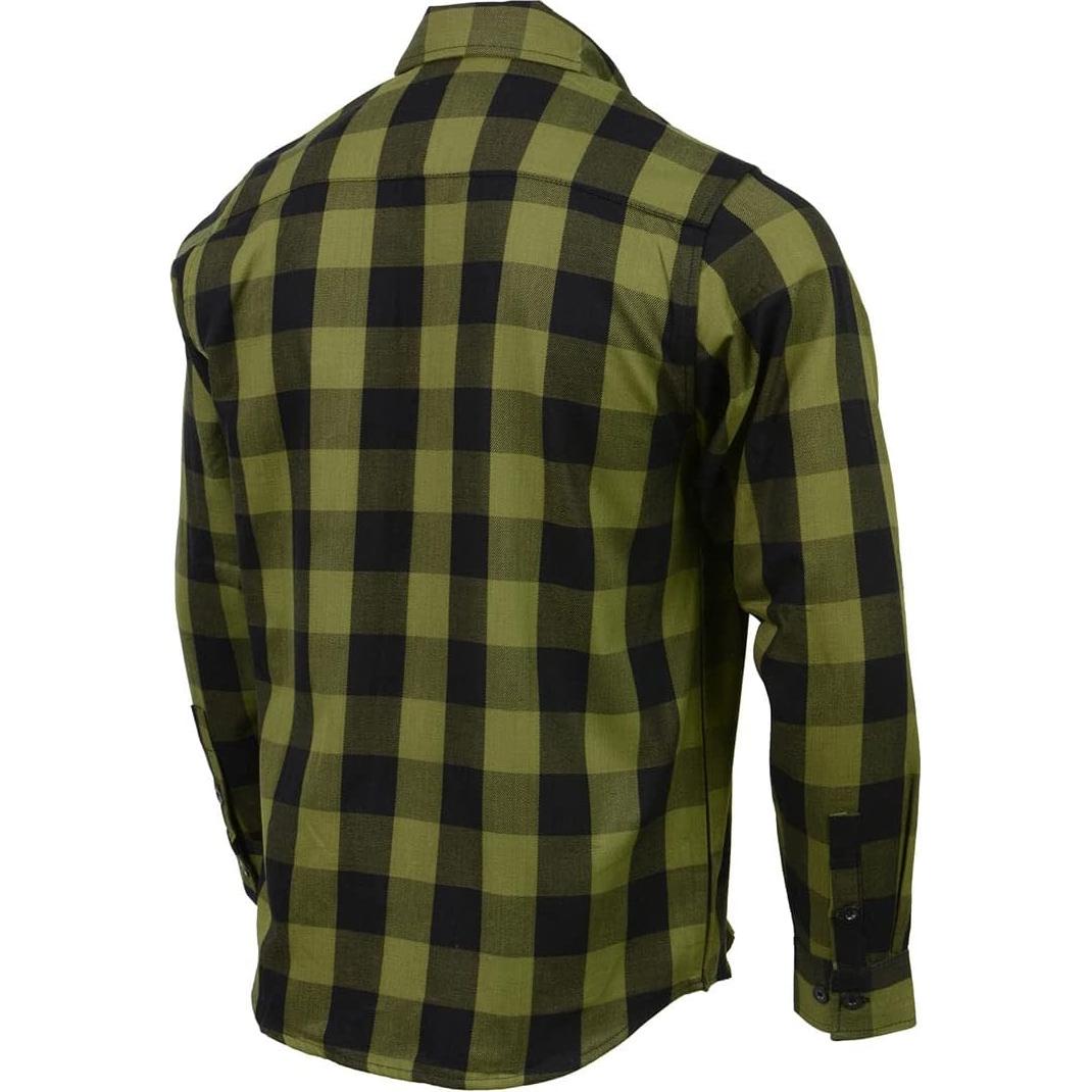 Camisa de Cuadros de Algodón Milwaukee Leather 4X Grande