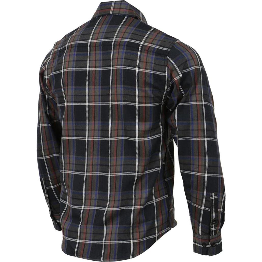 Camisa de Cuadros de Algodón Milwaukee Leather Manga Larga