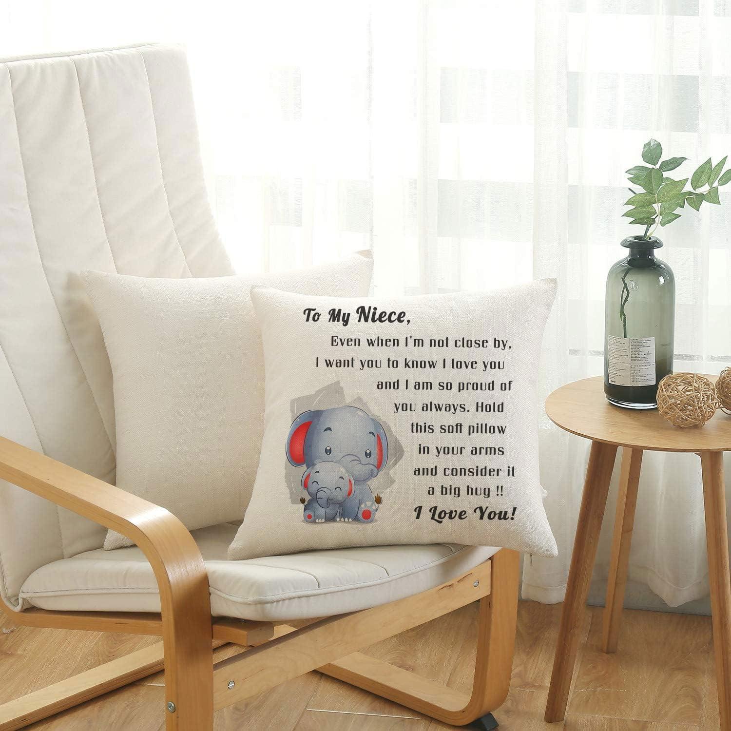 Funda de Cojín Decorativa Hardeson 45x45 cm para Sobrina