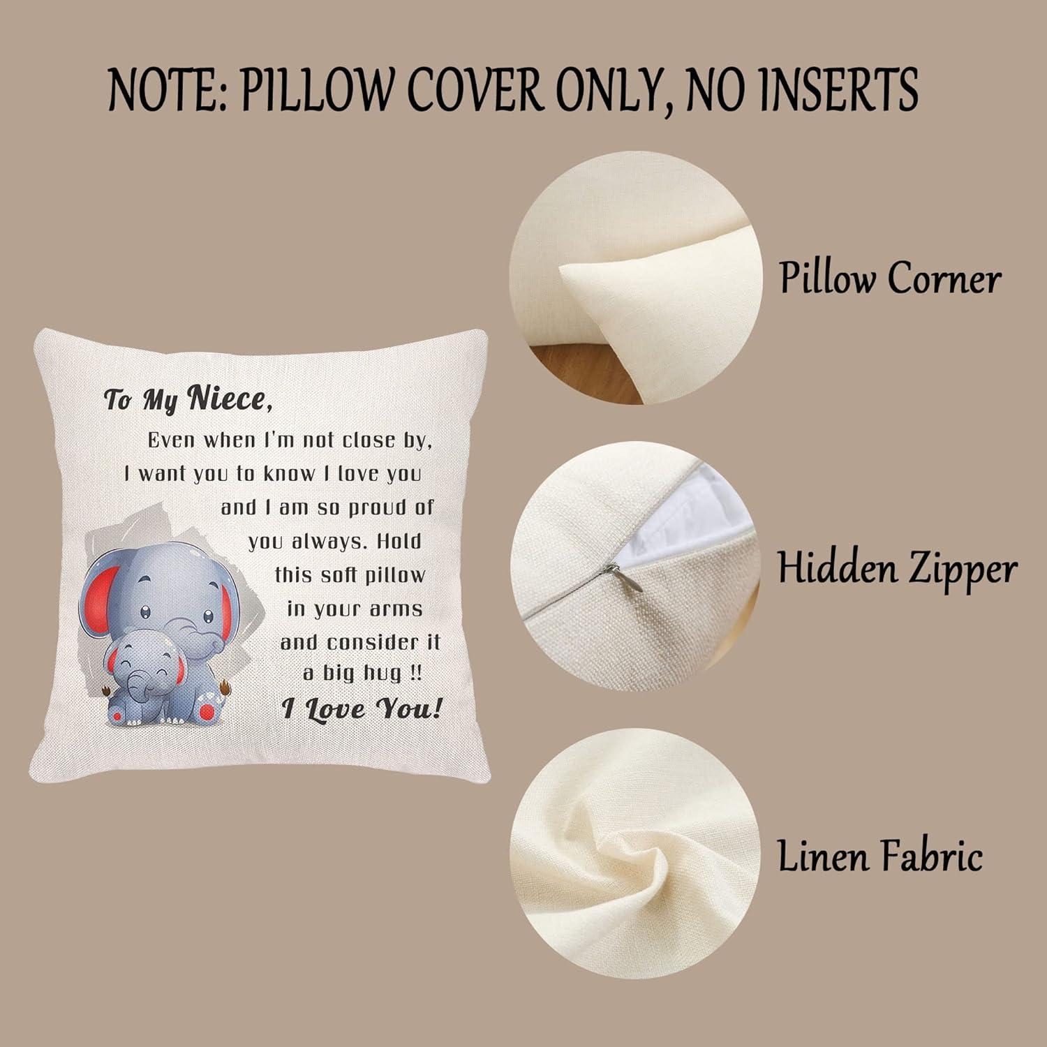 Funda de Cojín Decorativa Hardeson 45x45 cm para Sobrina