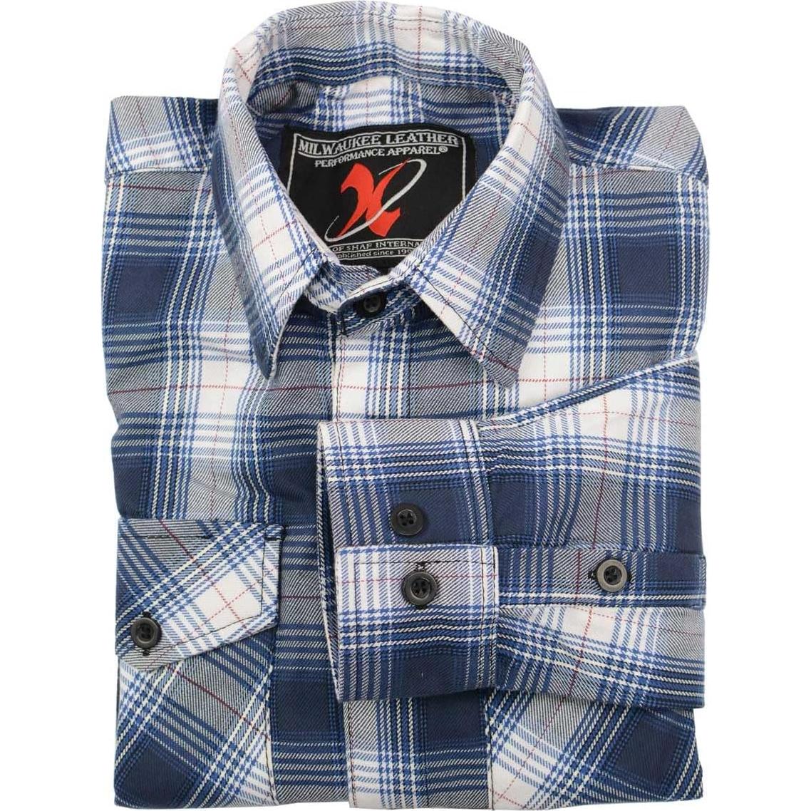 Camisa de Franela a Cuadros Hombre Milwaukee Leather 3X Grande