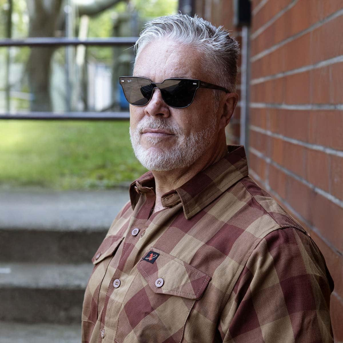 Camisa de Franela a Cuadros para Hombre Milwaukee Leather