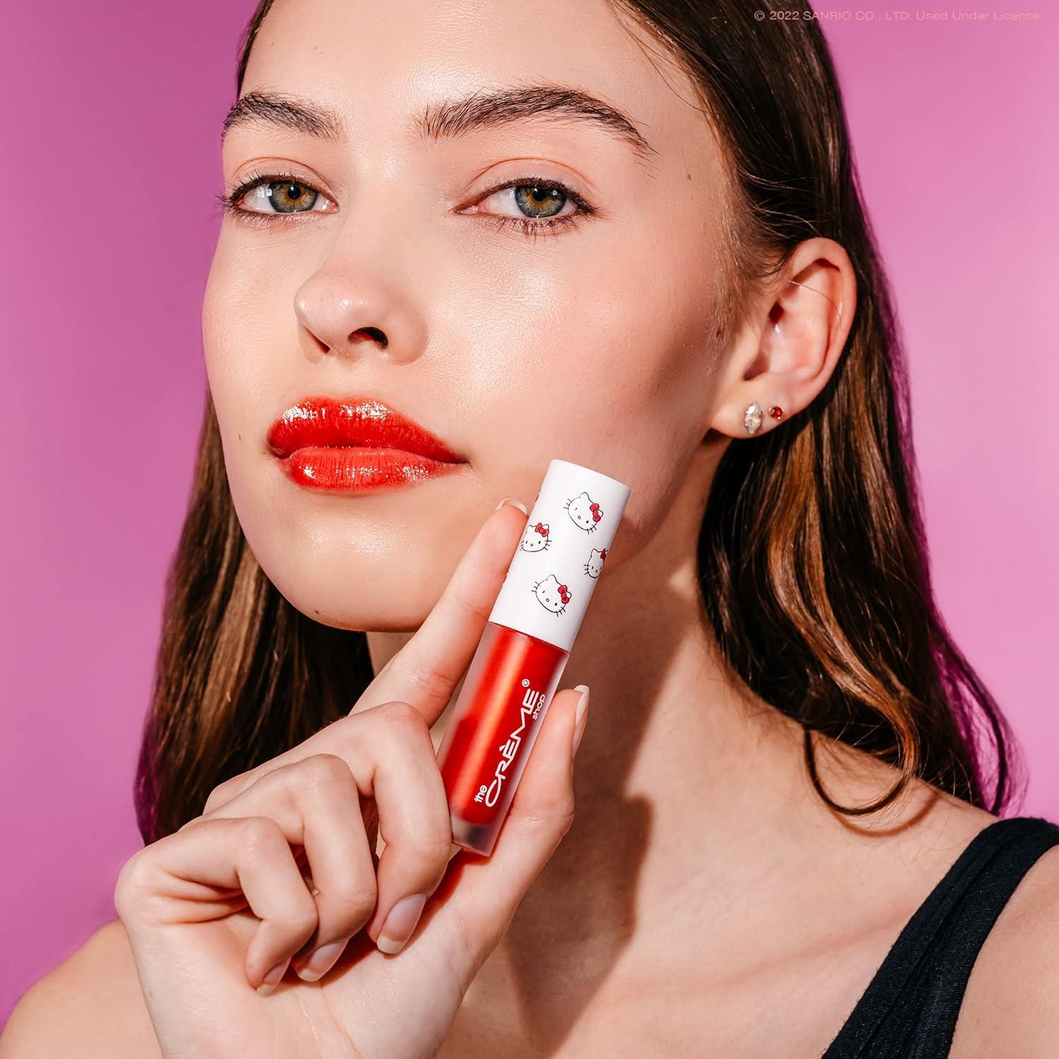 Aceite Labial Hidratante The Crème Shop x Hello Kitty - Manzana