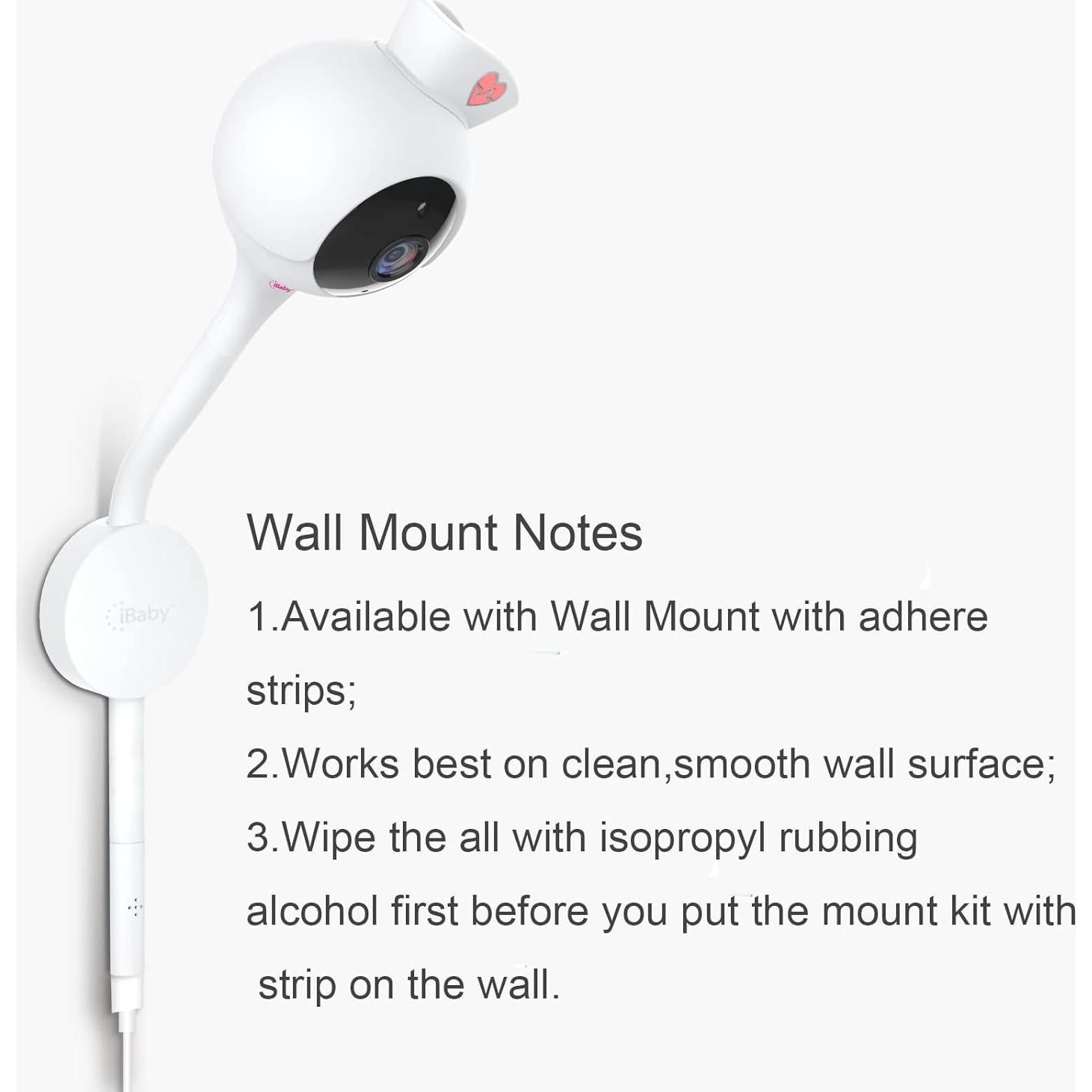 Monitor de Bebé iBaby M2C WiFi 1080P con Audio y Visión Nocturna