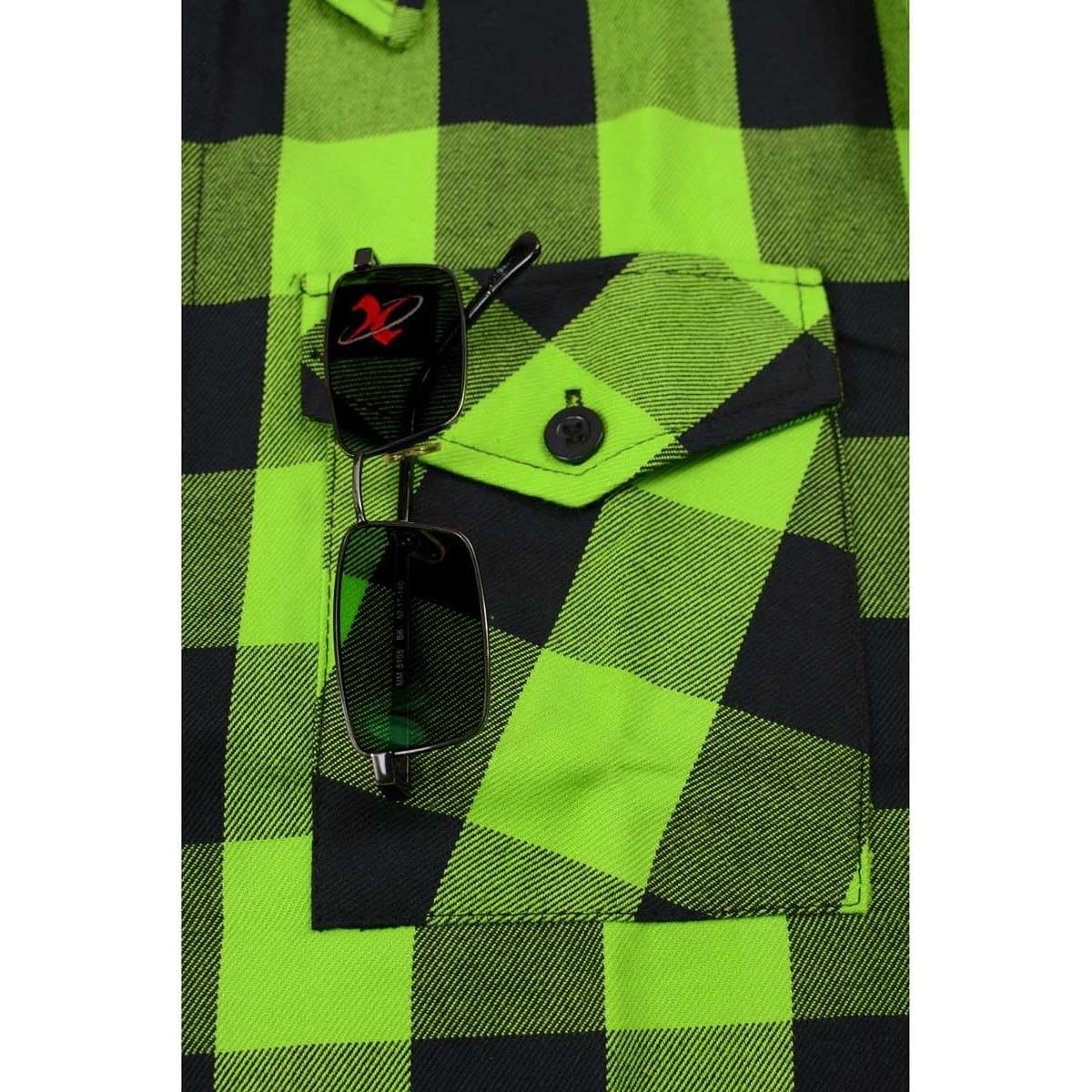 Camisa de Cuadros de Algodón Milwaukee Leather Manga Larga