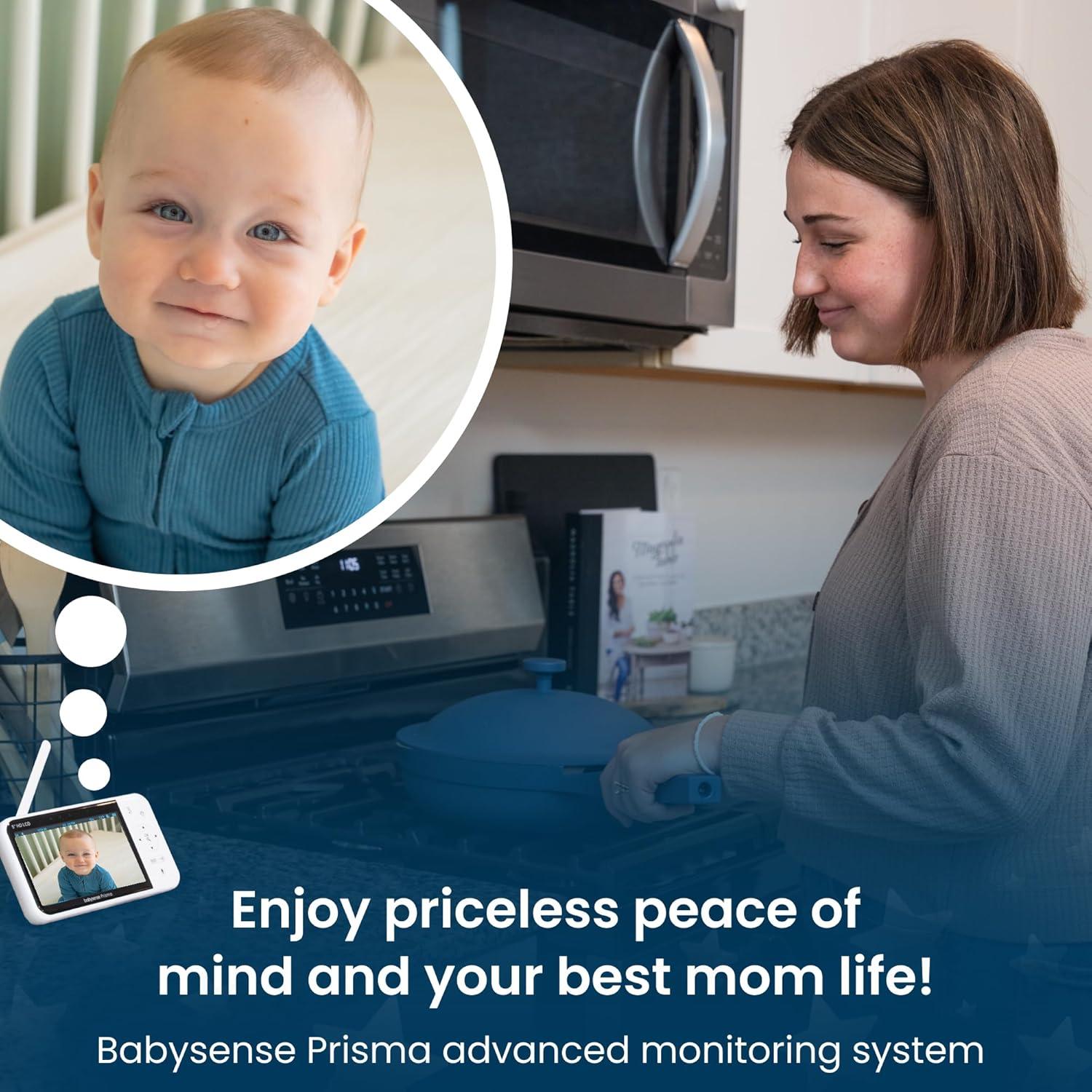 Monitor de Bebé Babysense Prisma 5" HD con Luz Nocturna