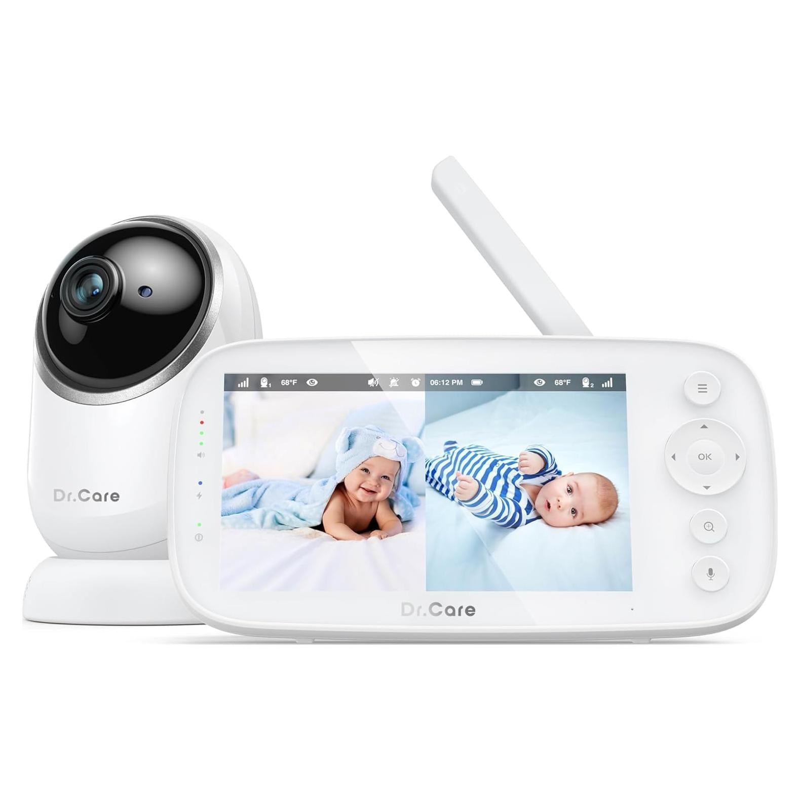 Monitor de Bebé Dr.Care NovaView 5" 1080P Ultra-Baja Radiación