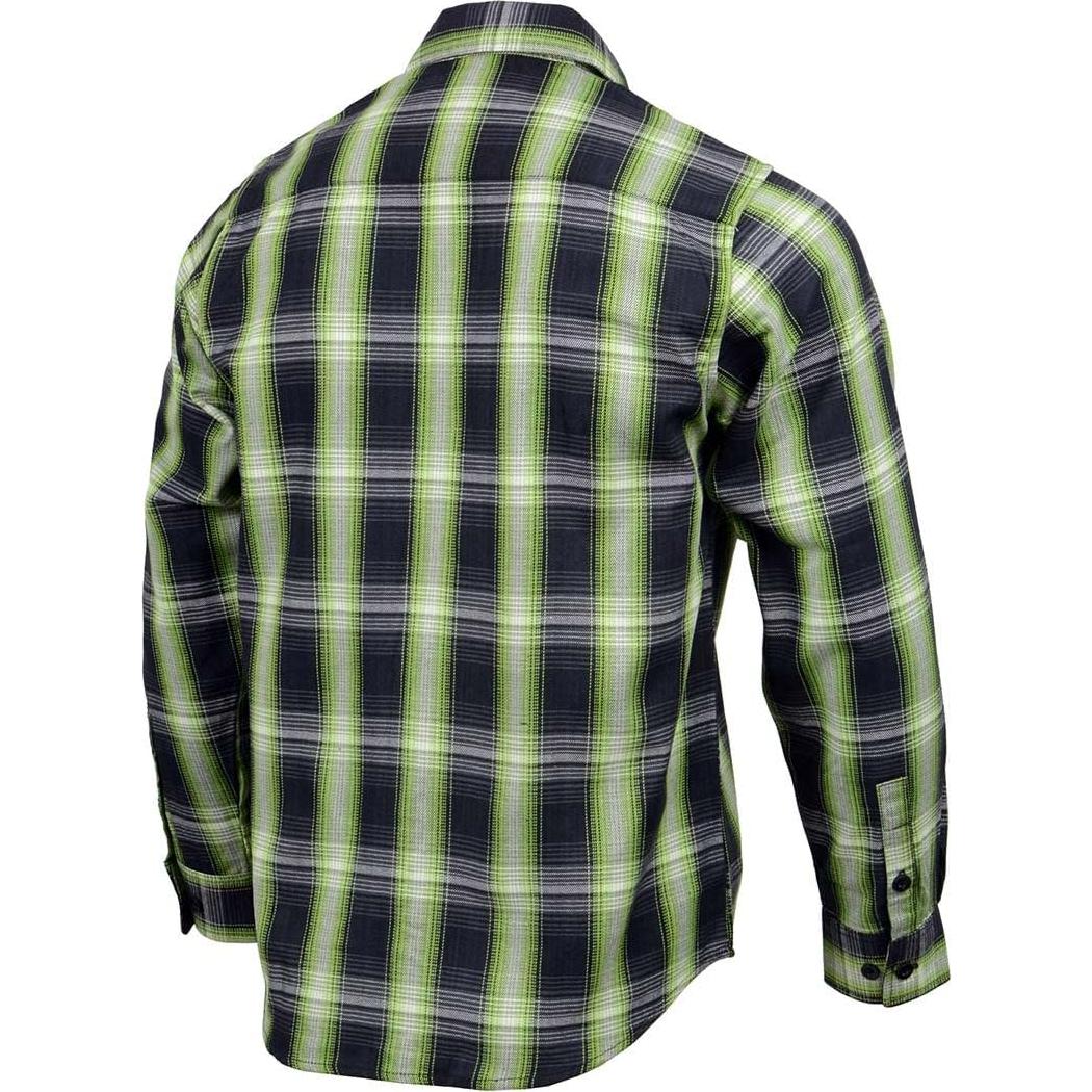 Camisa de Franela a Cuadros Hombre Milwaukee 100% Algodón