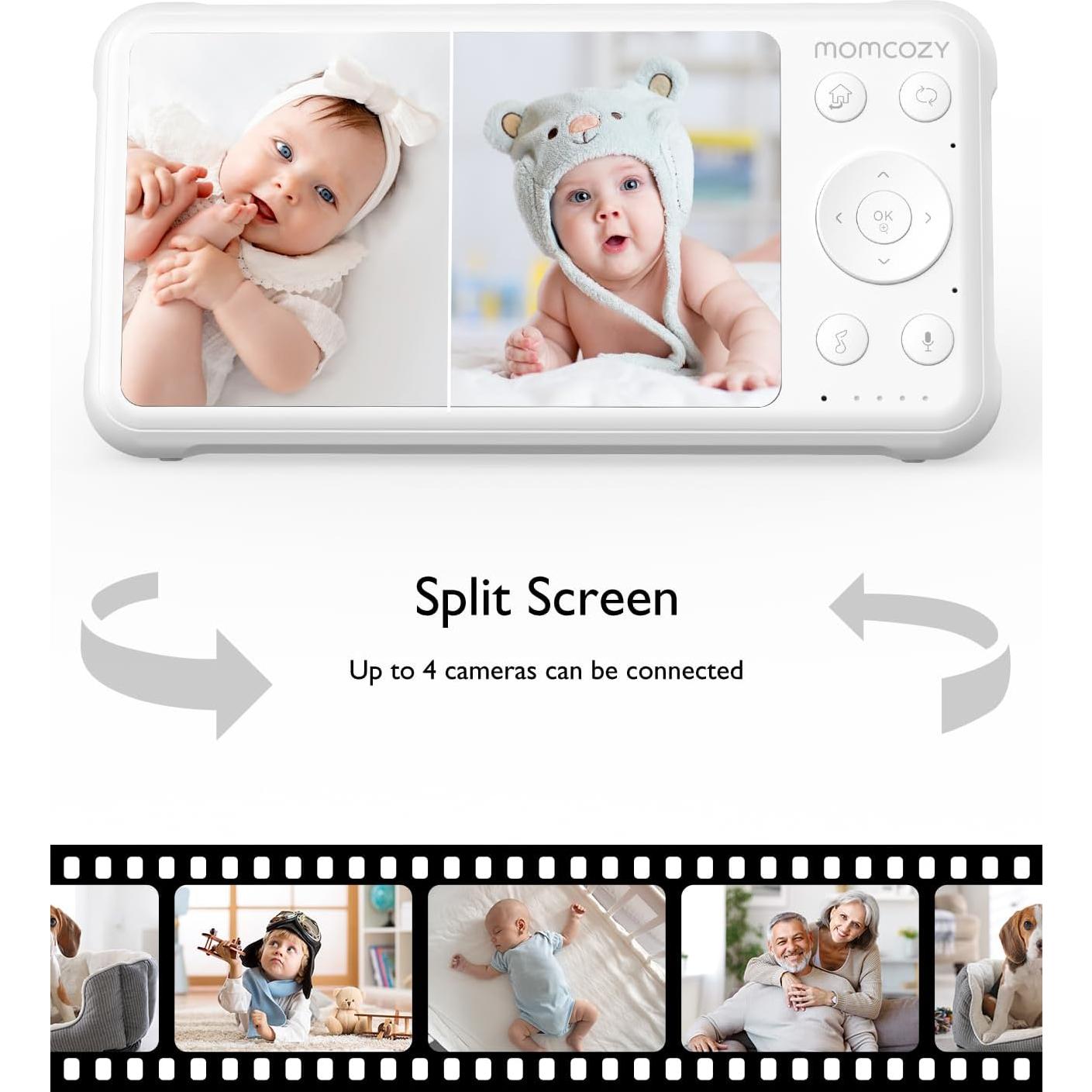 Cámara adicional Momcozy Baby Monitor BM01 HD 1080P con zoom
