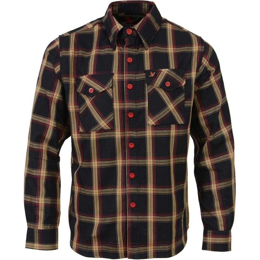 Camisa de Cuadros de Algodón Milwaukee Leather Manga Larga