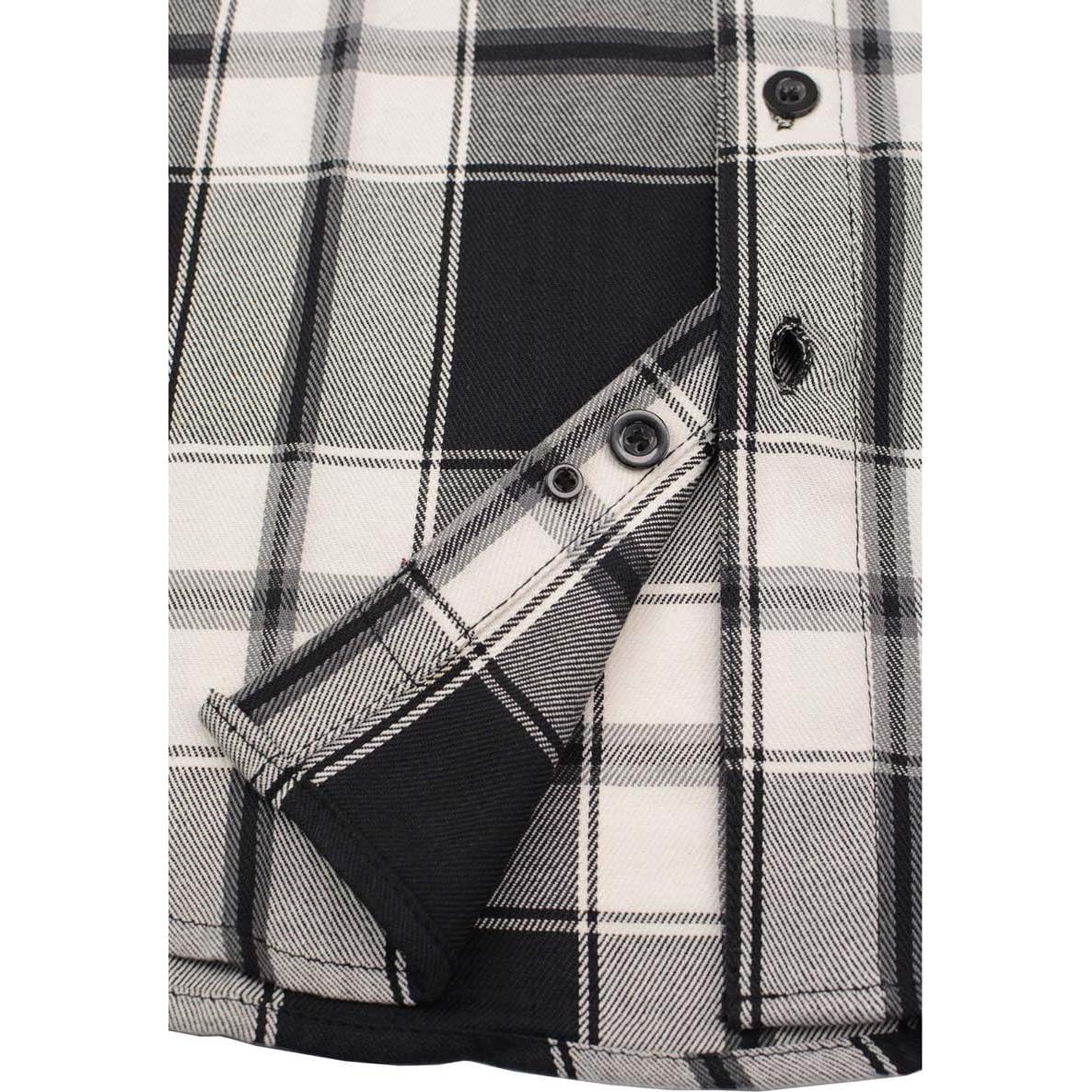 Camisa de Franela a Cuadros Hombre Milwaukee Leather - Algodón