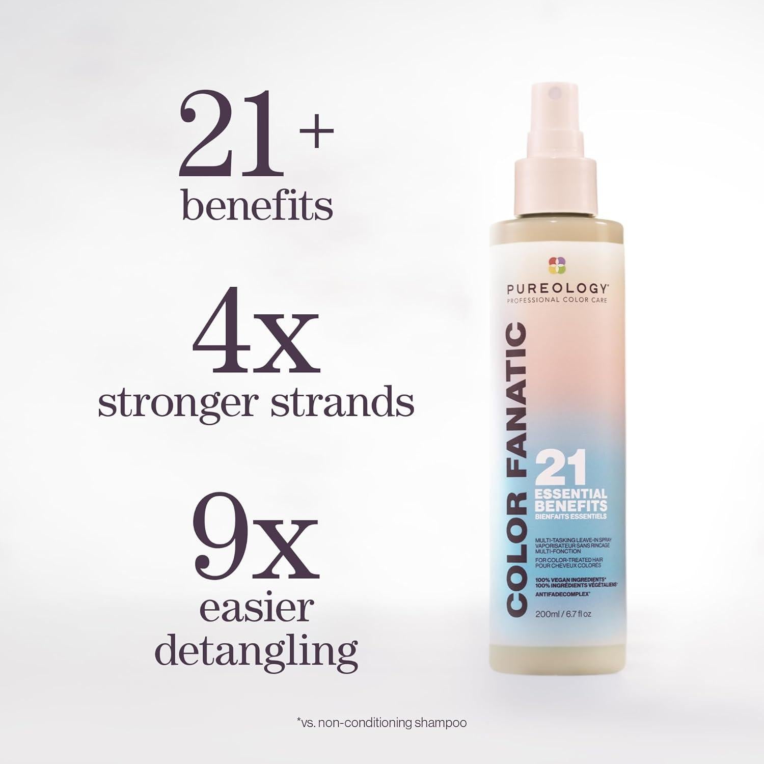 Spray Sin Enjuague Pureology Color Fanatic 190 g - Cabello Colorido