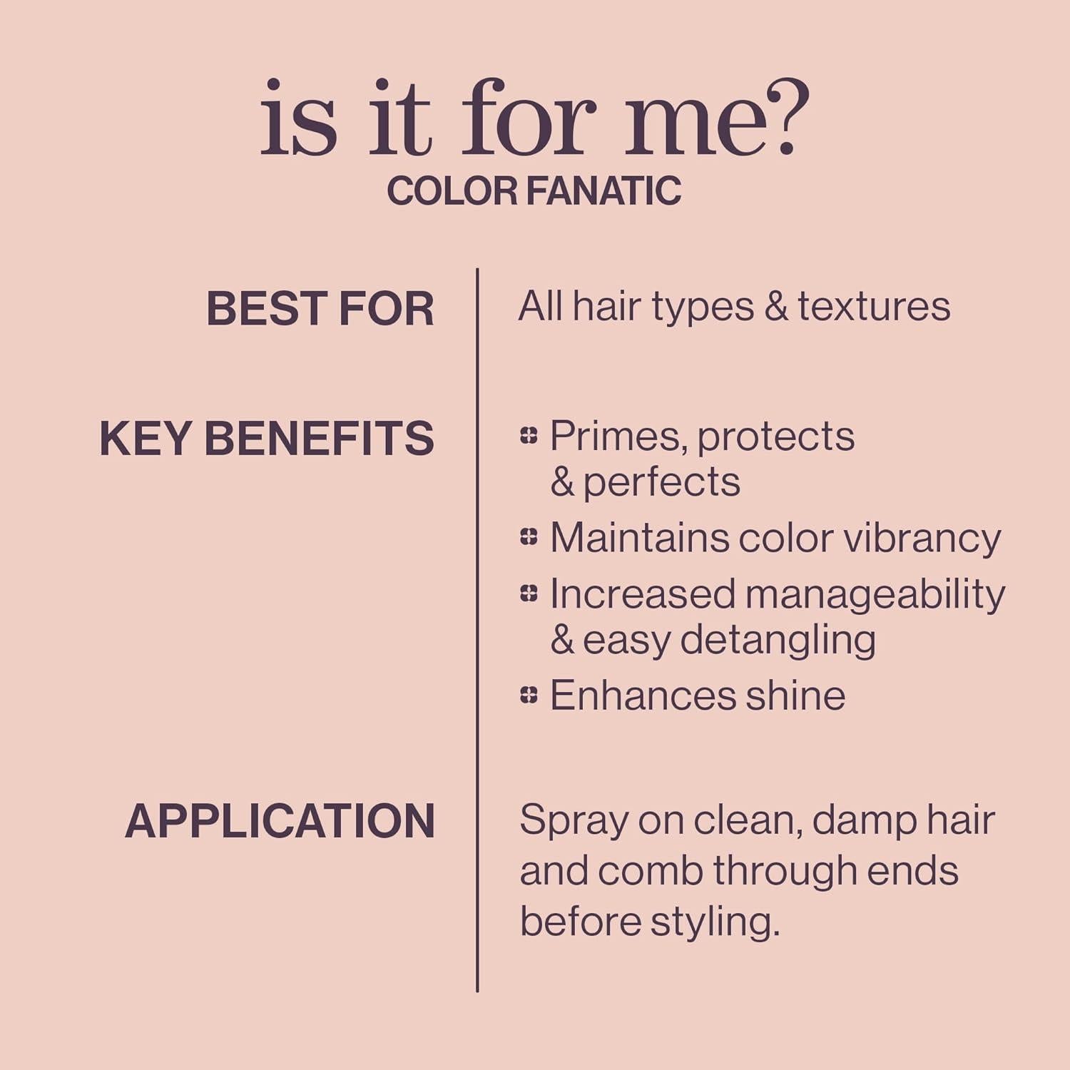 Spray Sin Enjuague Pureology Color Fanatic 190 g - Cabello Colorido