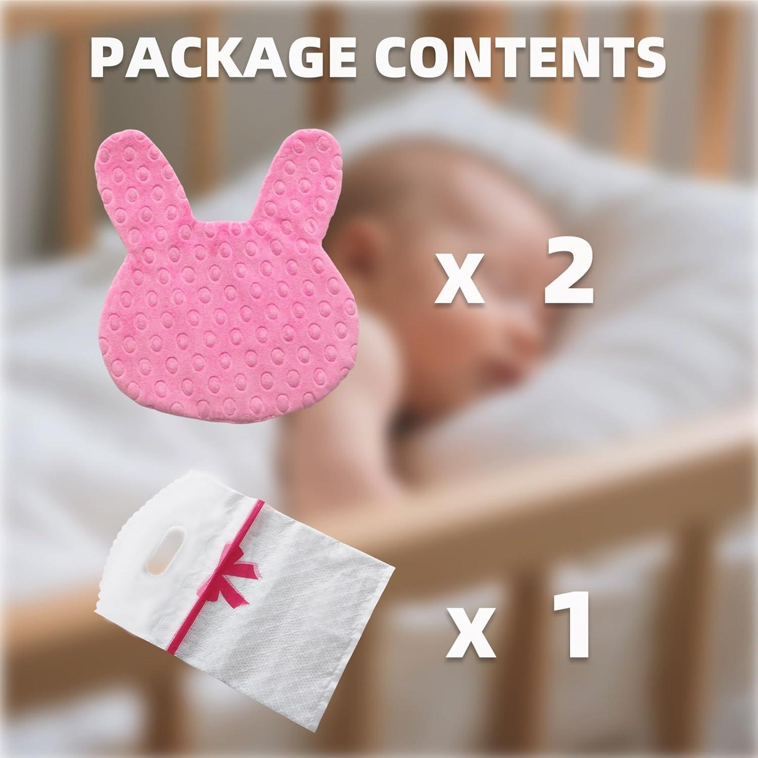 Paquete de 2 Conejos Aromatizados NICU Rosa - Confort para Bebés