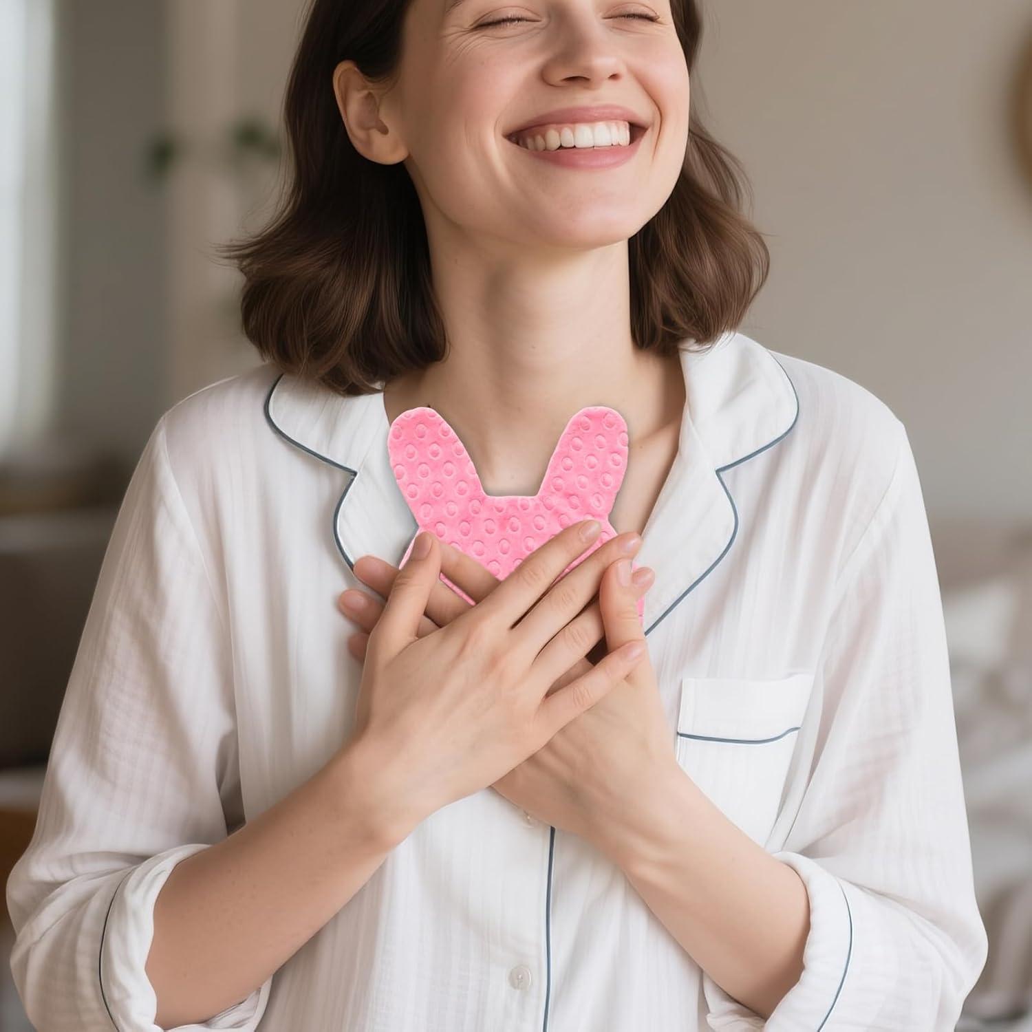 Paquete de 2 Conejos Aromatizados NICU Rosa - Confort para Bebés