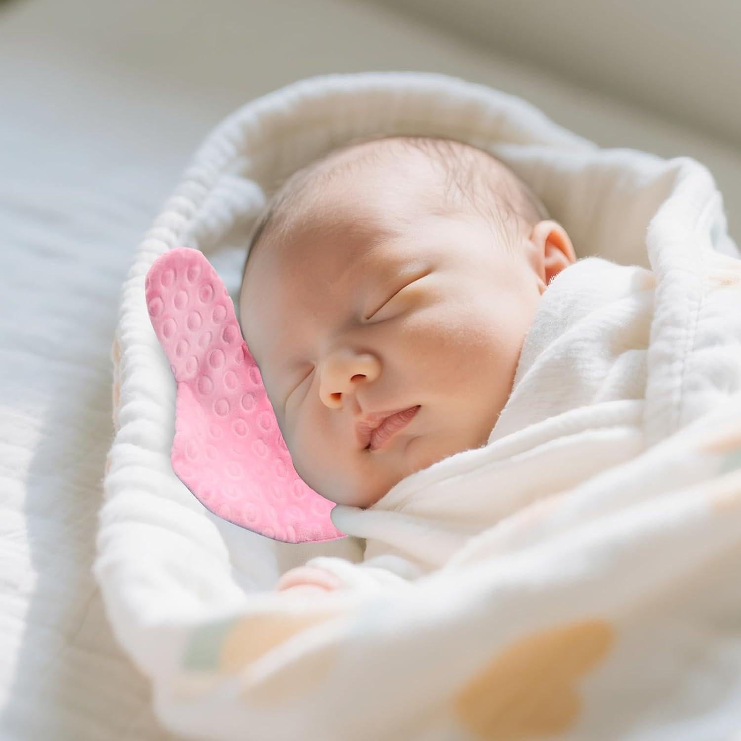 Paquete de 2 Conejos Aromatizados NICU Rosa - Confort para Bebés