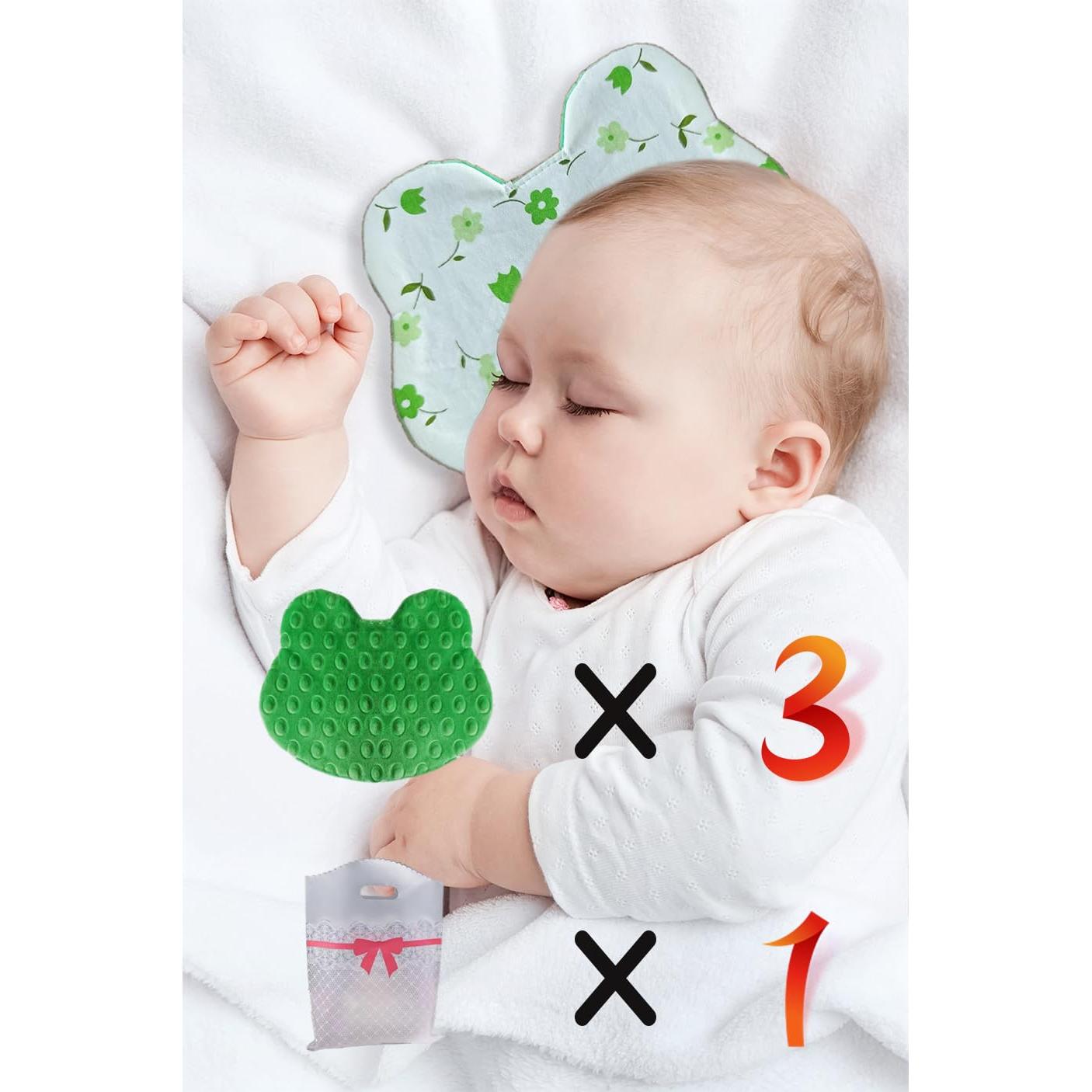 Paquete de 3 Almohadillas de Aroma para Bebés NICU - Verde