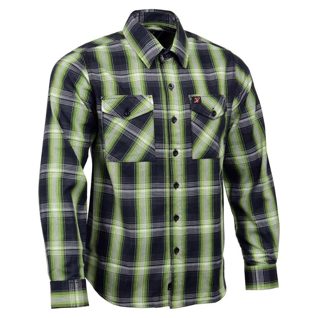 Camisa de Franela a Cuadros Hombre Milwaukee Leather Mediana