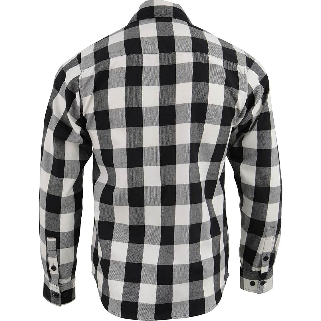 Camisa de Cuadros de Algodón Milwaukee Leather Manga Larga