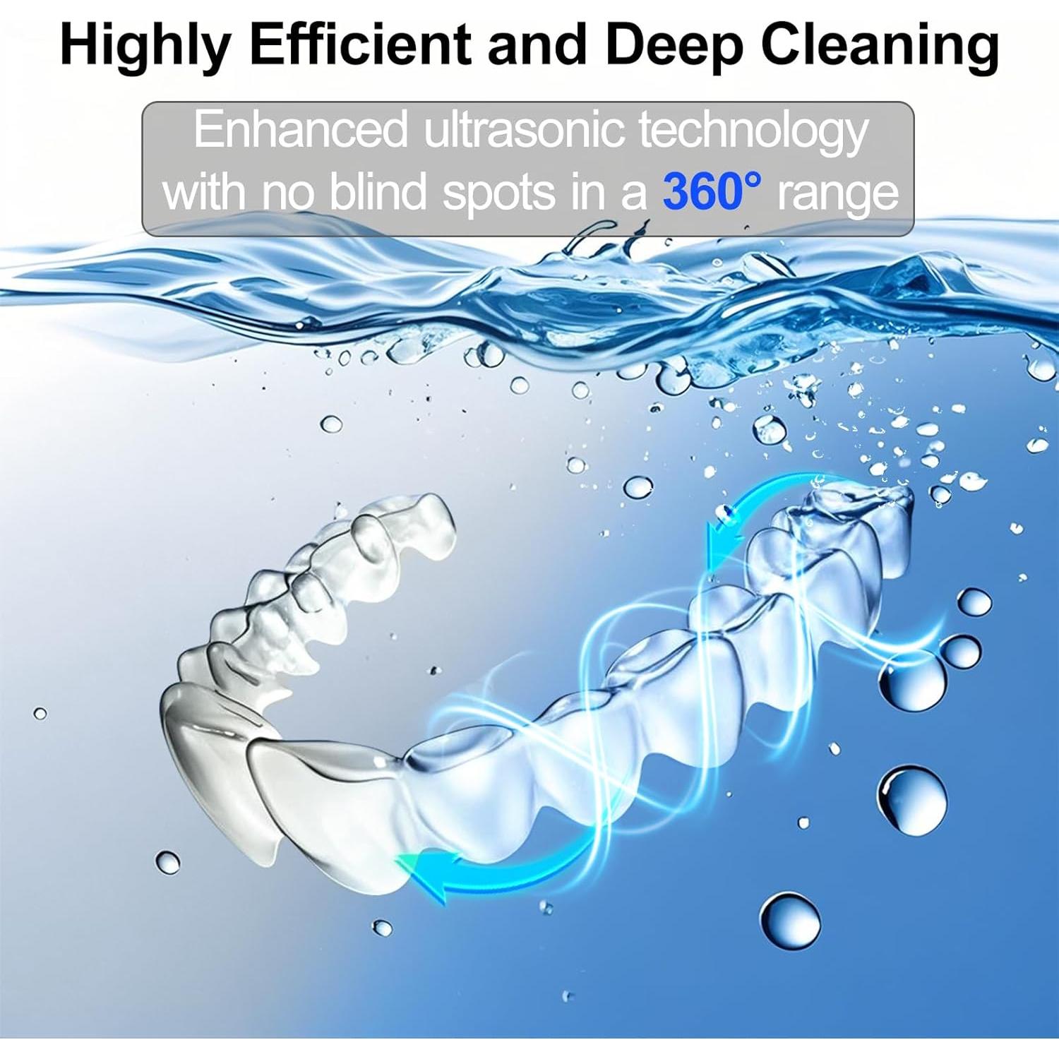 Limpiador Ultrasónico de Retenedores Orolcol Negro 12.95cm