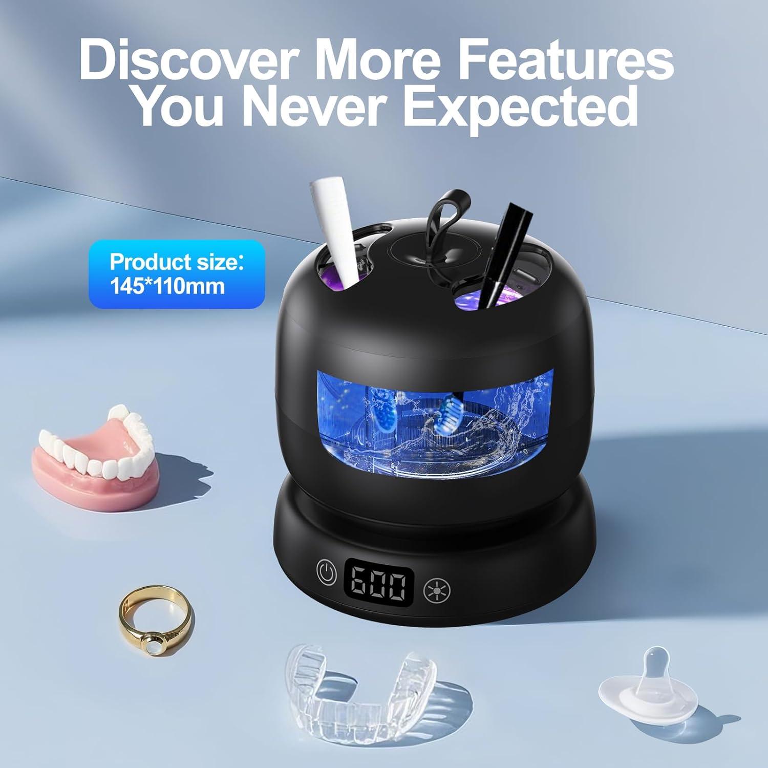 Limpiador Ultrasónico de Retenedores Orolcol Negro 12.95cm