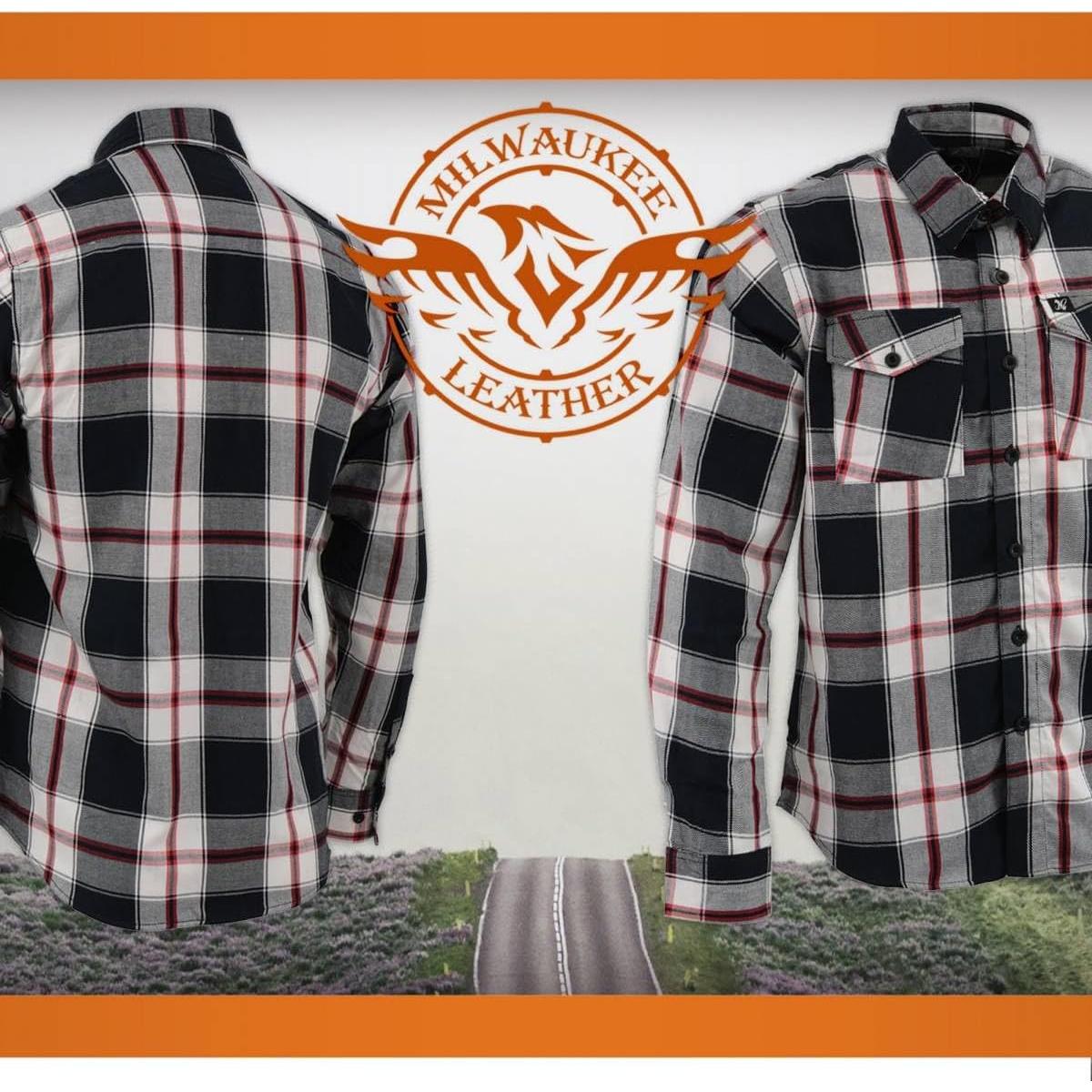 Camisa de Cuadros de Algodón Milwaukee Leather 3X Grande