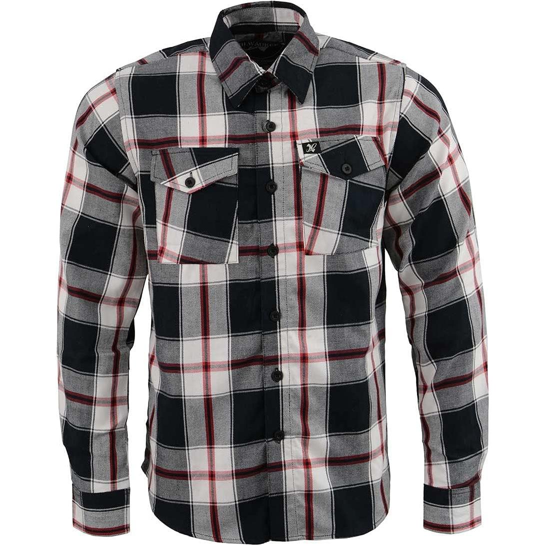 Camisa de Cuadros de Algodón Milwaukee Leather 3X Grande