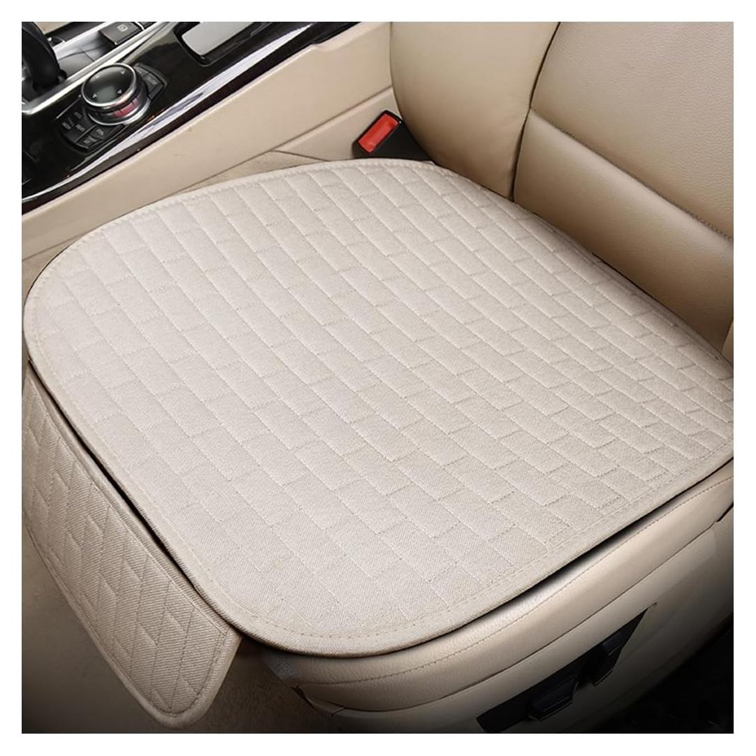 Funda de Asiento de Coche MUQIDA Beige Universal Antideslizante