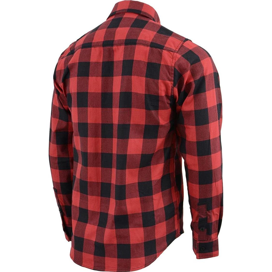 Camisa de Cuadros de Algodón Milwaukee Leather 4X Grande