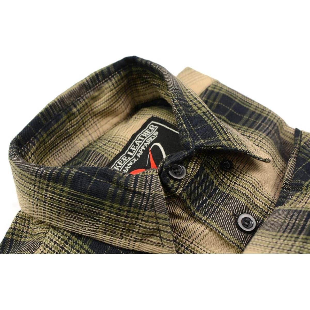 Camisa de Franela a Cuadros Hombre Milwaukee Leather Mediana