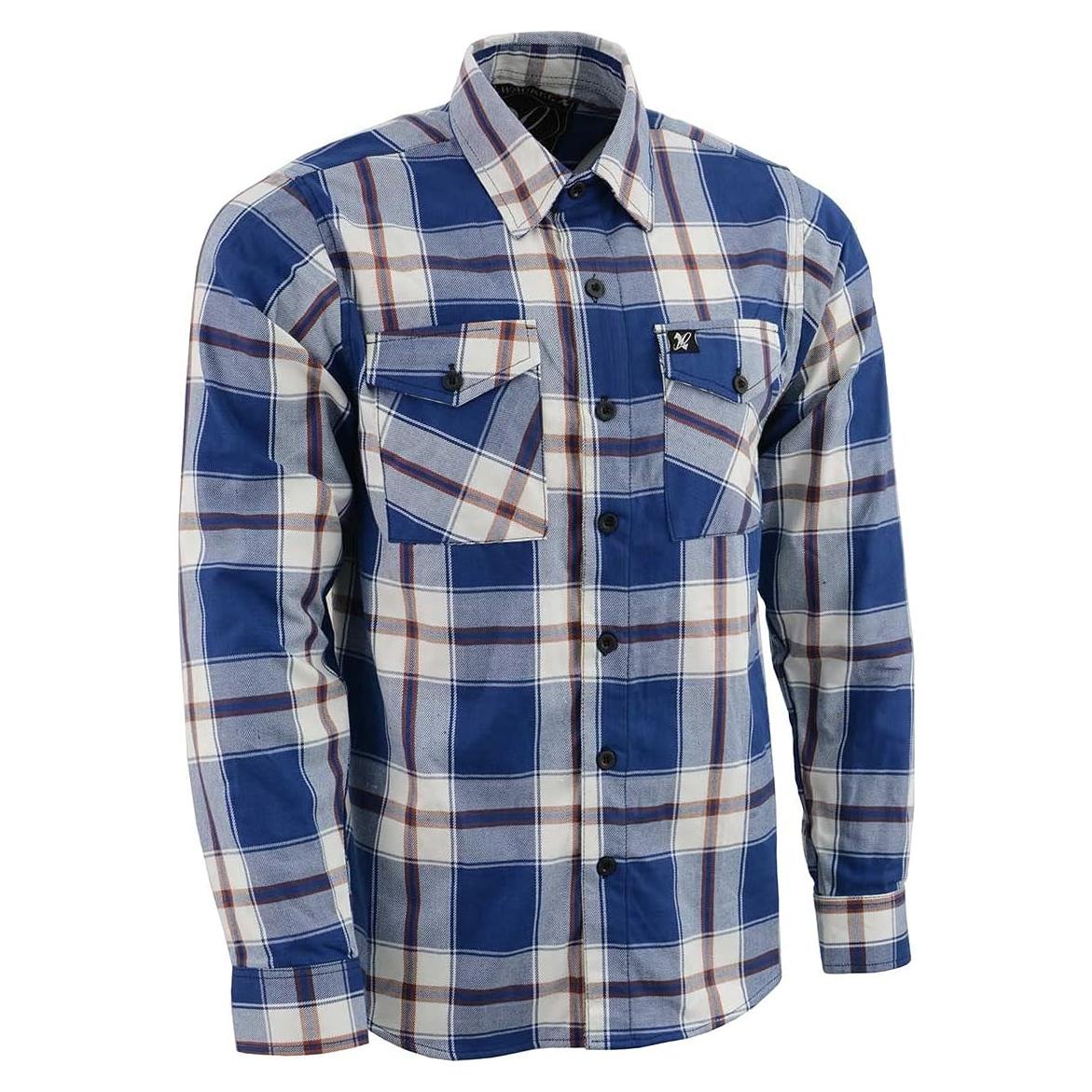 Camisa de Franela a Cuadros Hombre Milwaukee Leather - Algodón