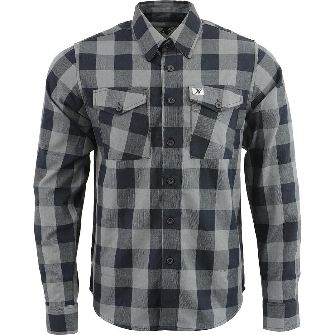 Camisa de Cuadros de Algodón Milwaukee Leather Manga Larga