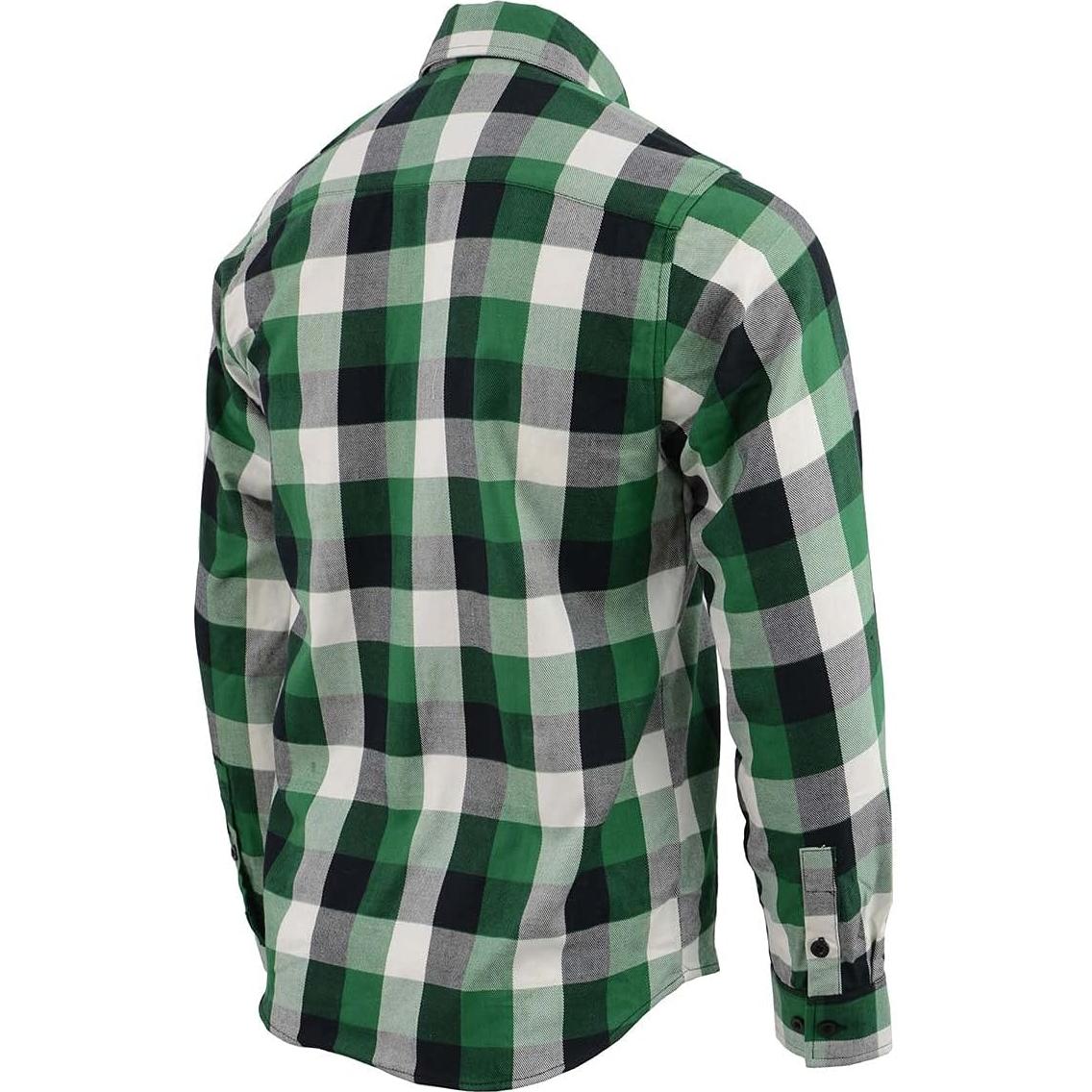 Camisa de Cuadros de Algodón Milwaukee Leather Manga Larga