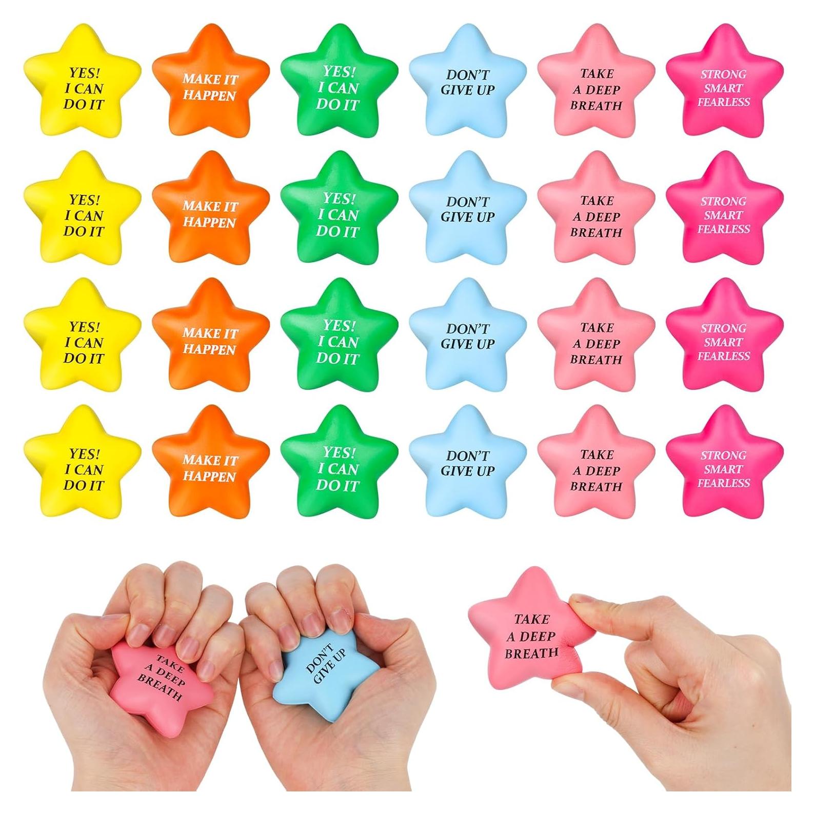 Pelotas de Estrés Motivacionales POPLAY 24PCS 5.08 cm