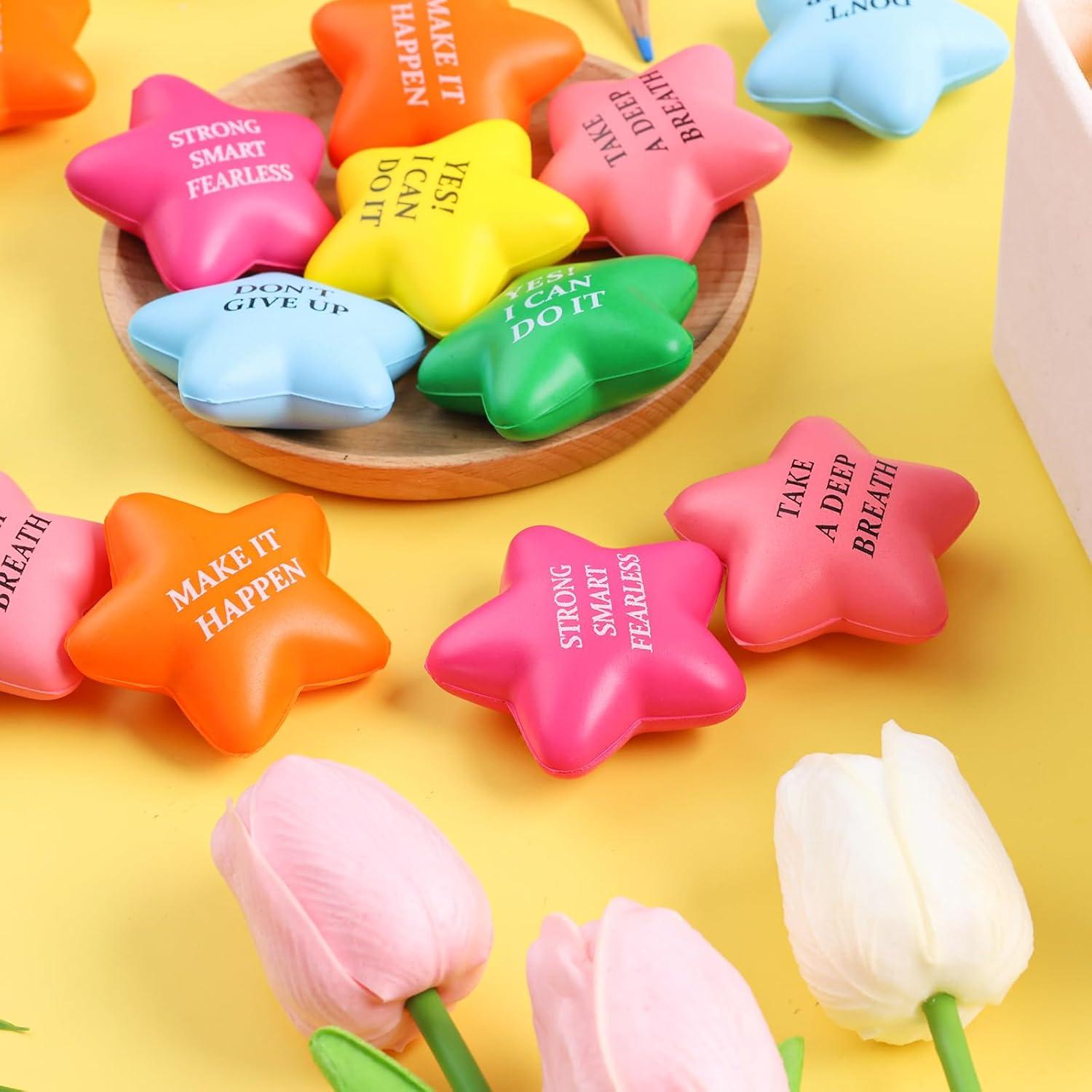 Pelotas de Estrés Motivacionales POPLAY 24PCS 5.08 cm